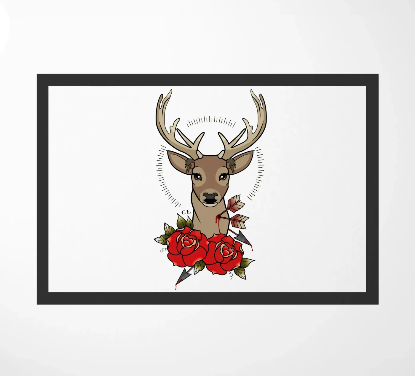 Deer doormat by Killer Wolf