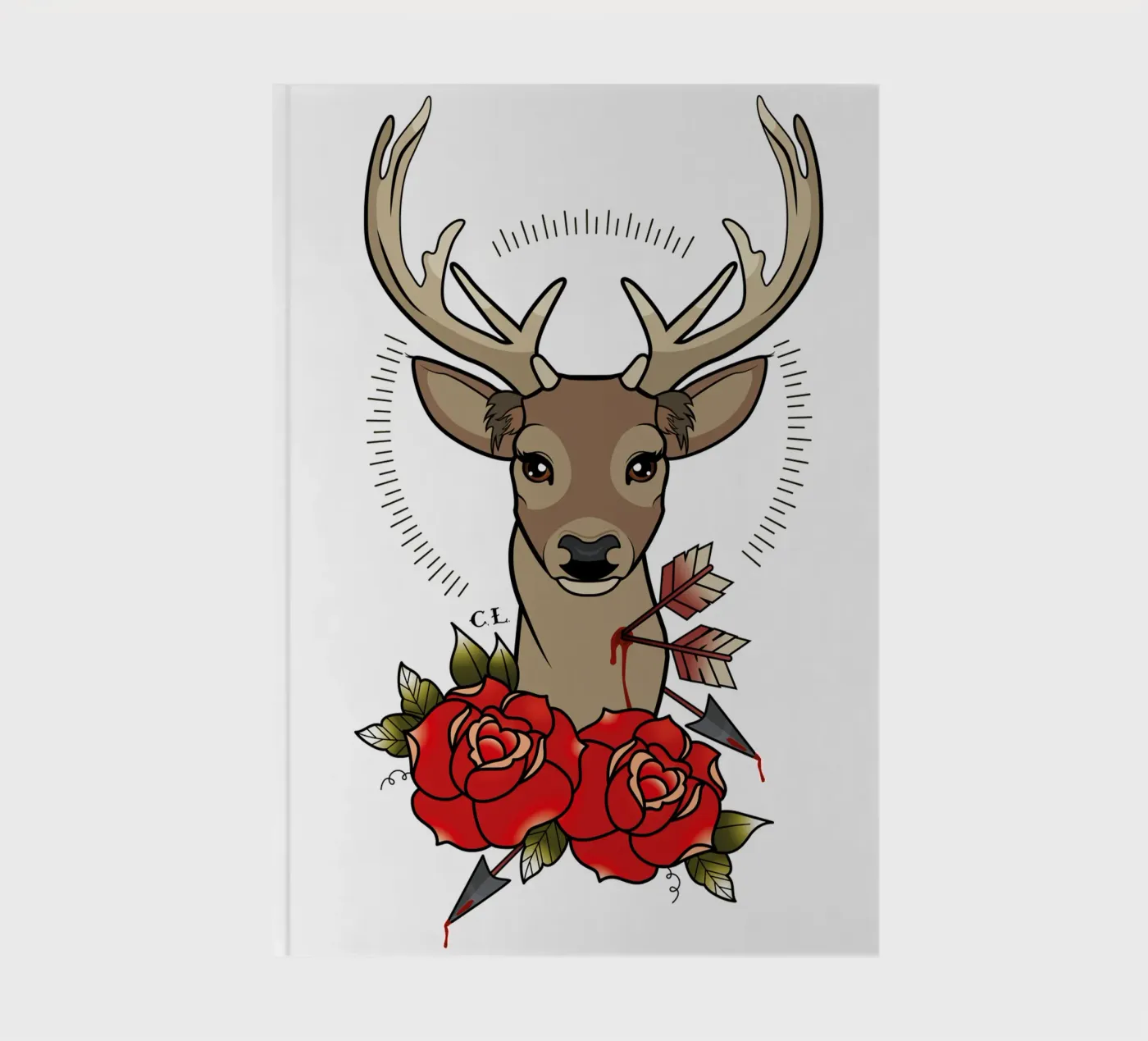 Deer notebook by Killer Wolf