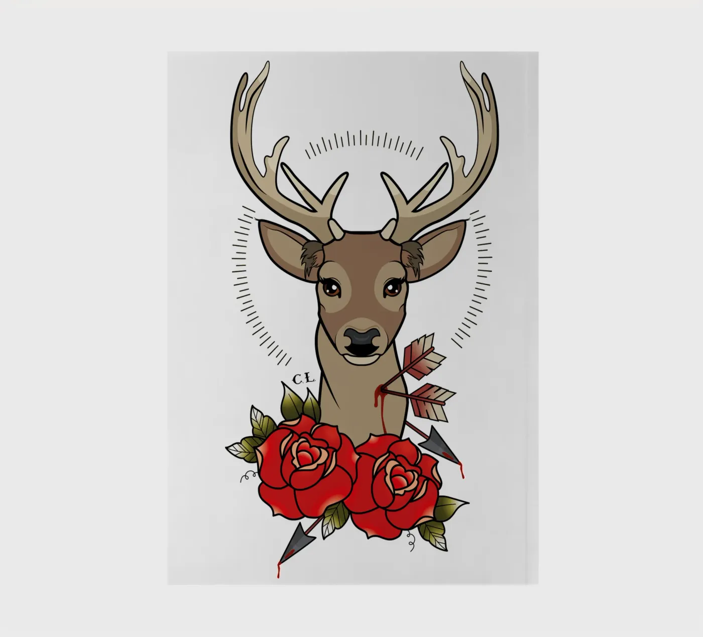 Deer notebook by Killer Wolf