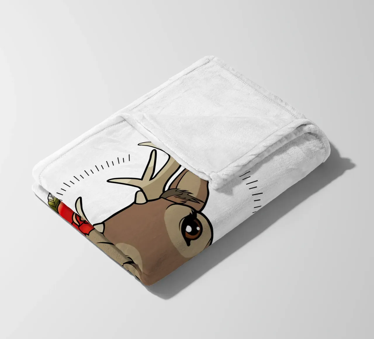 Deer Fleecedecke von Killer Wolf