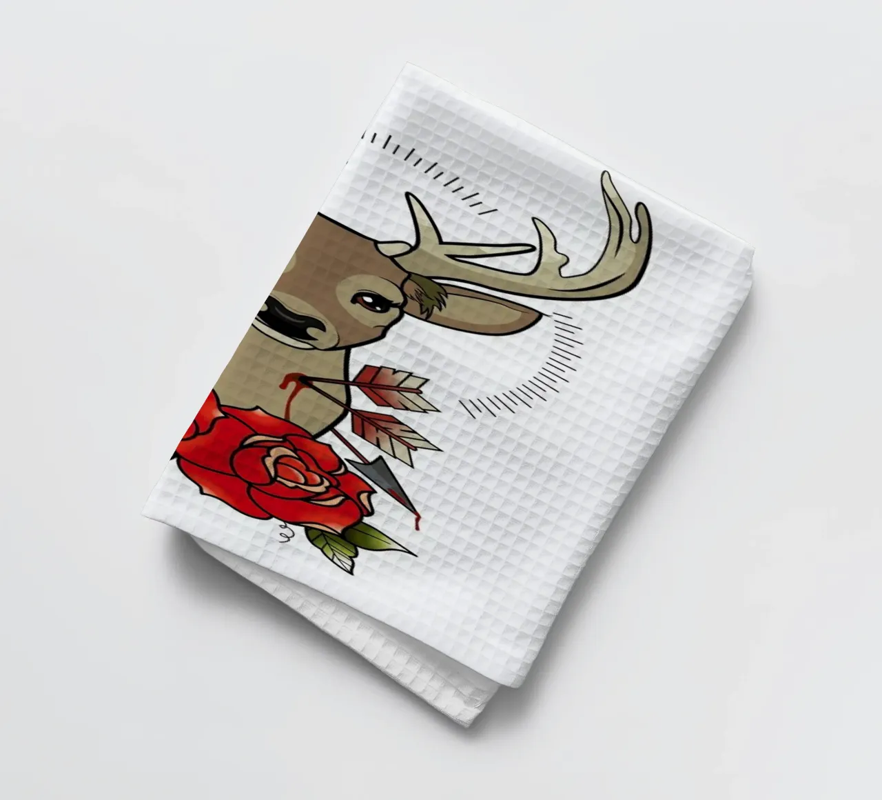 Deer Geschirrtuch von Killer Wolf