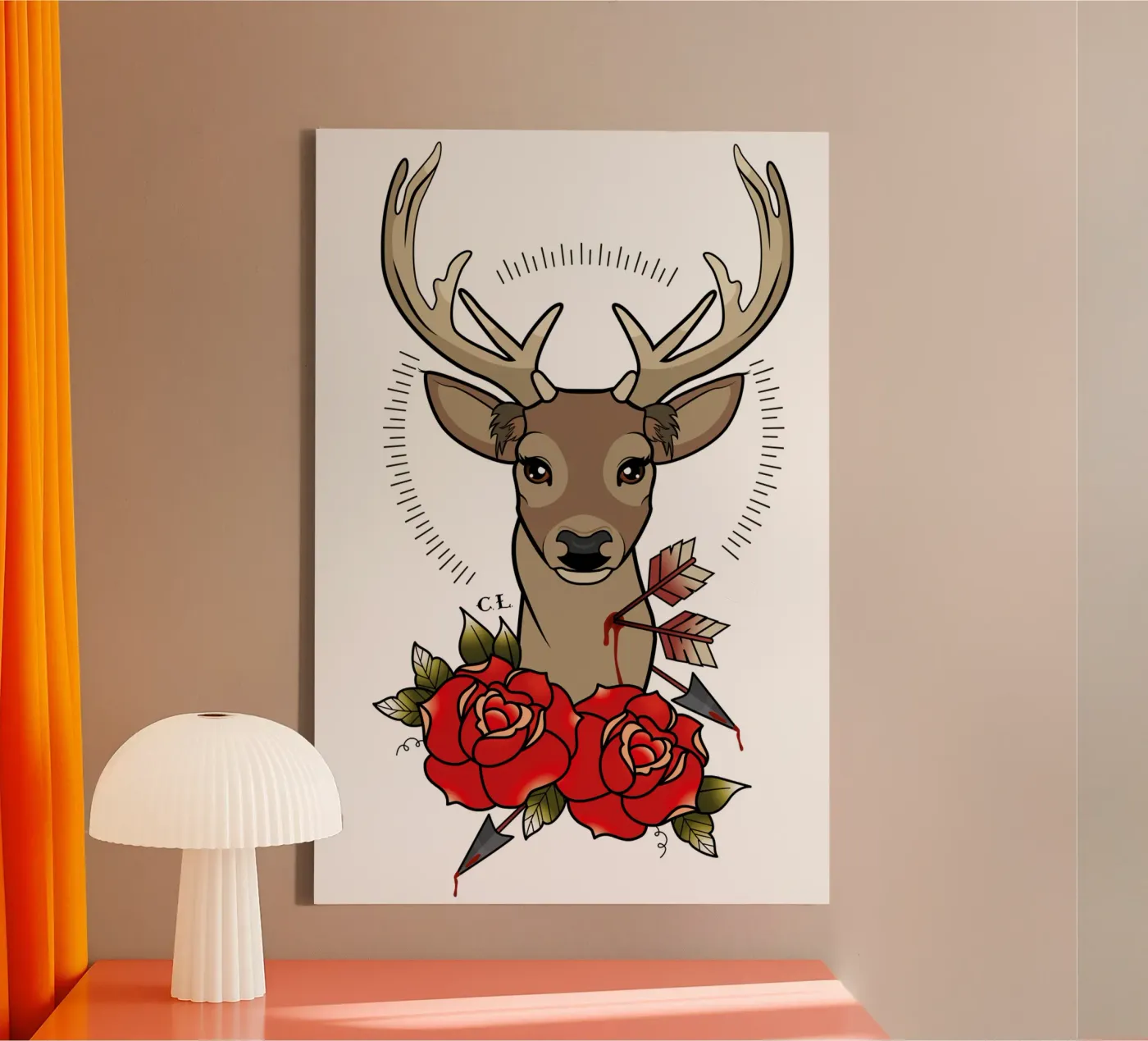 Deer tela da Killer Wolf