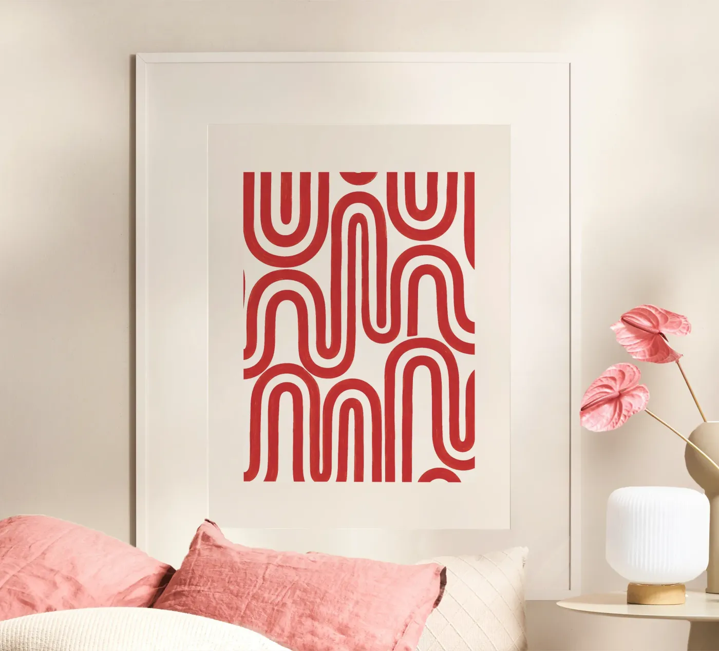 Retro Flow Lines poster da Bojasweet