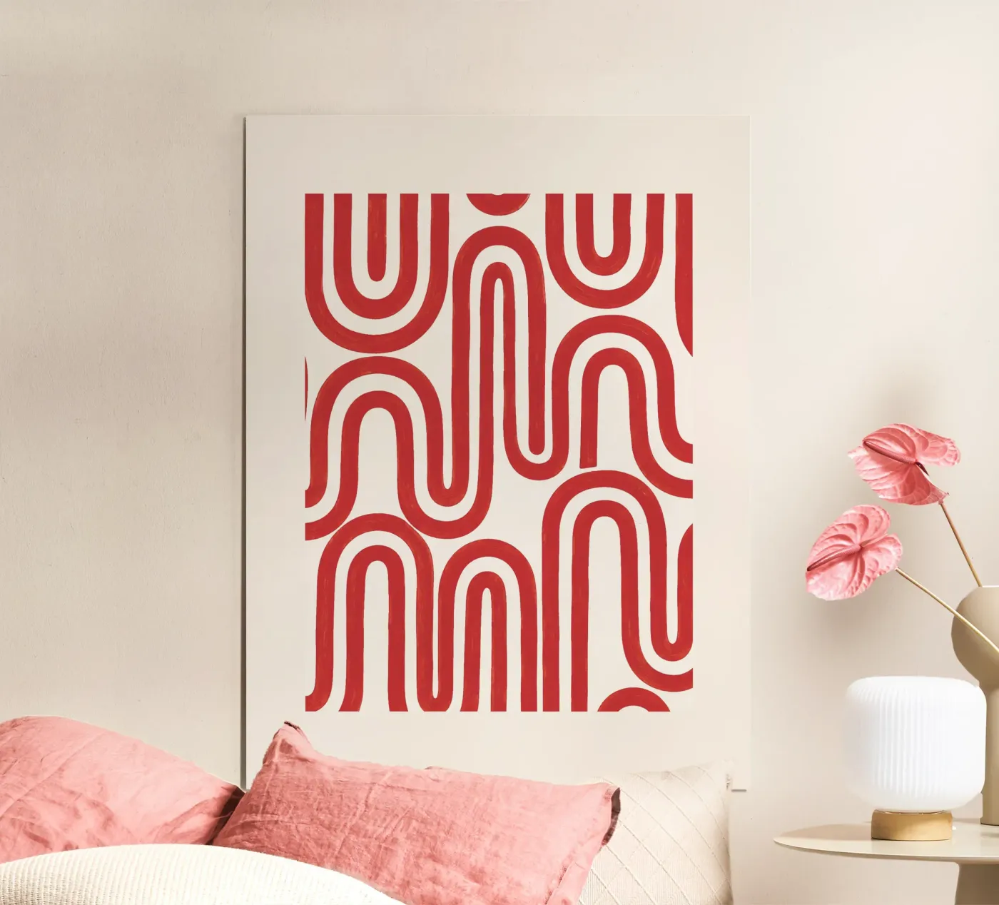 Retro Flow Lines poster da Bojasweet