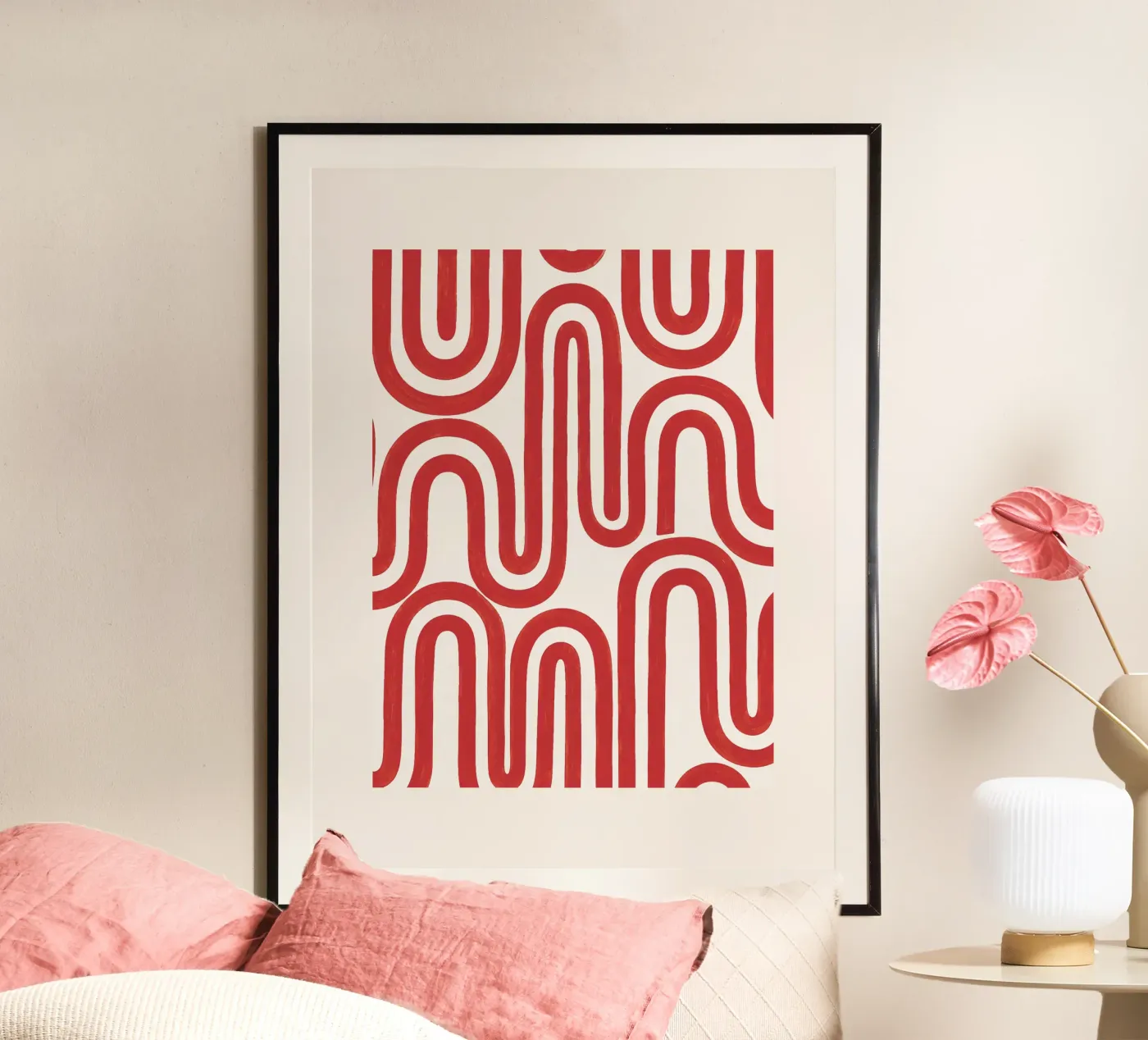 Retro Flow Lines poster da Bojasweet