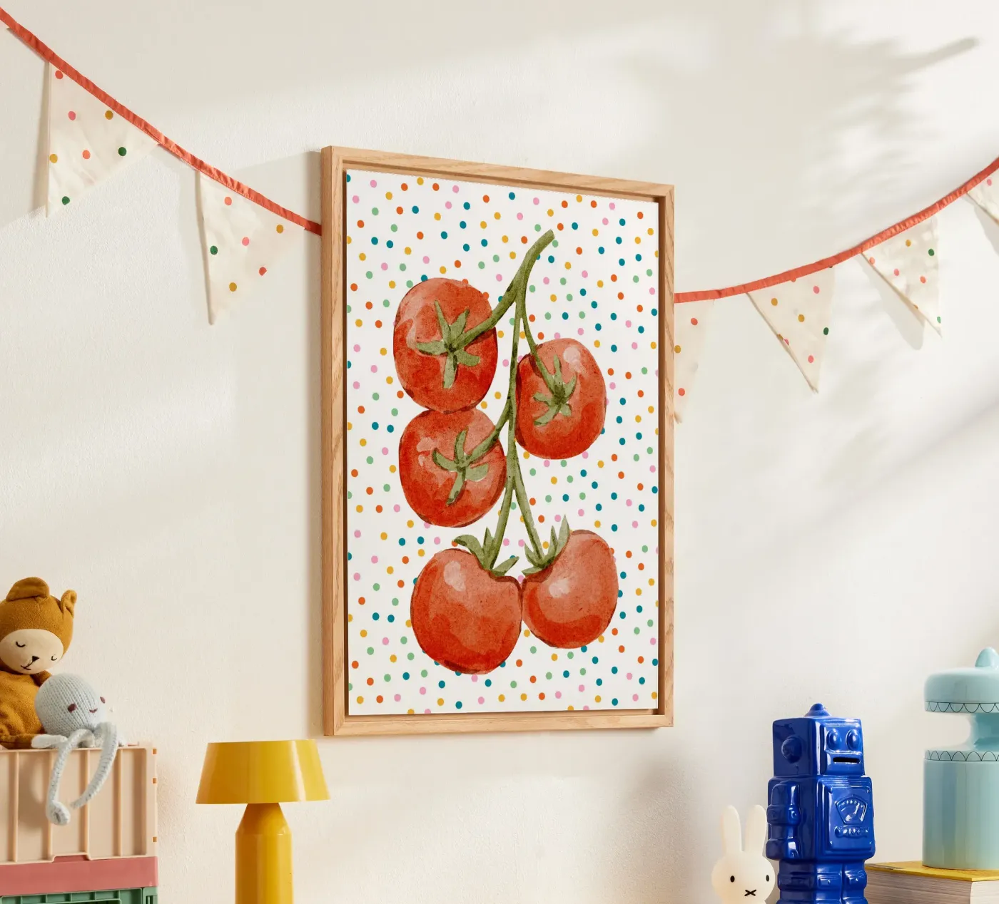 Tomatoes and dots plexiglass da Funkydays