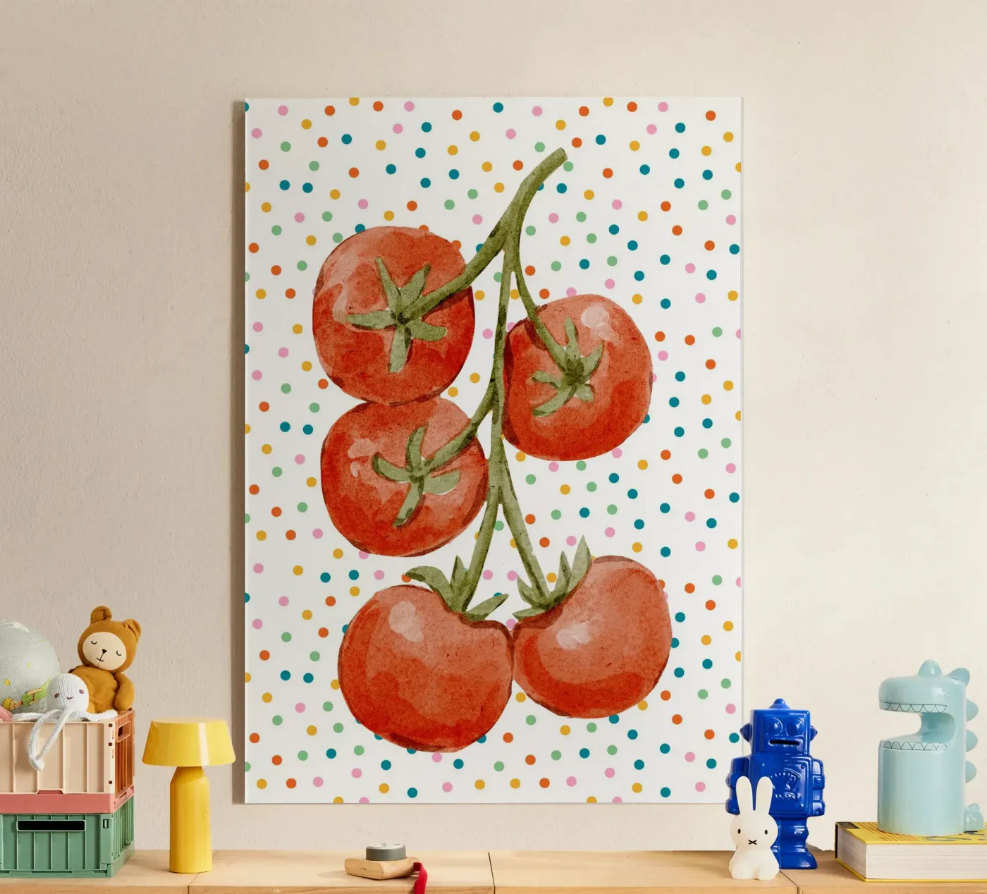 Tomatoes and dots plexiglass da Funkydays