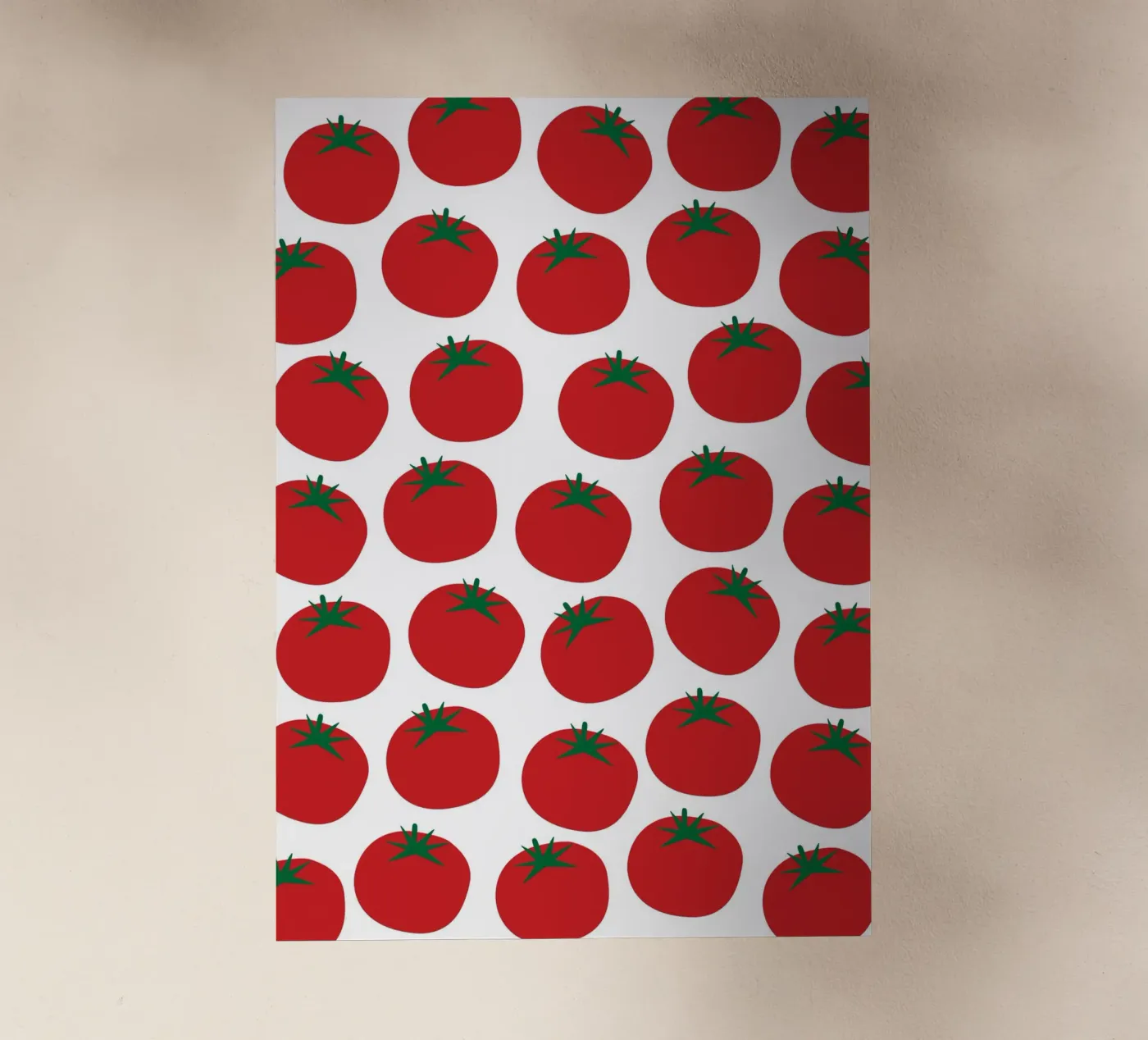Tomatoes pattern backlit folie van Happypatterns