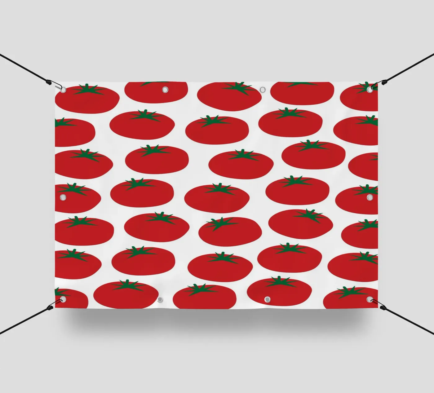 Tomatoes pattern telo in pvc da Happypatterns