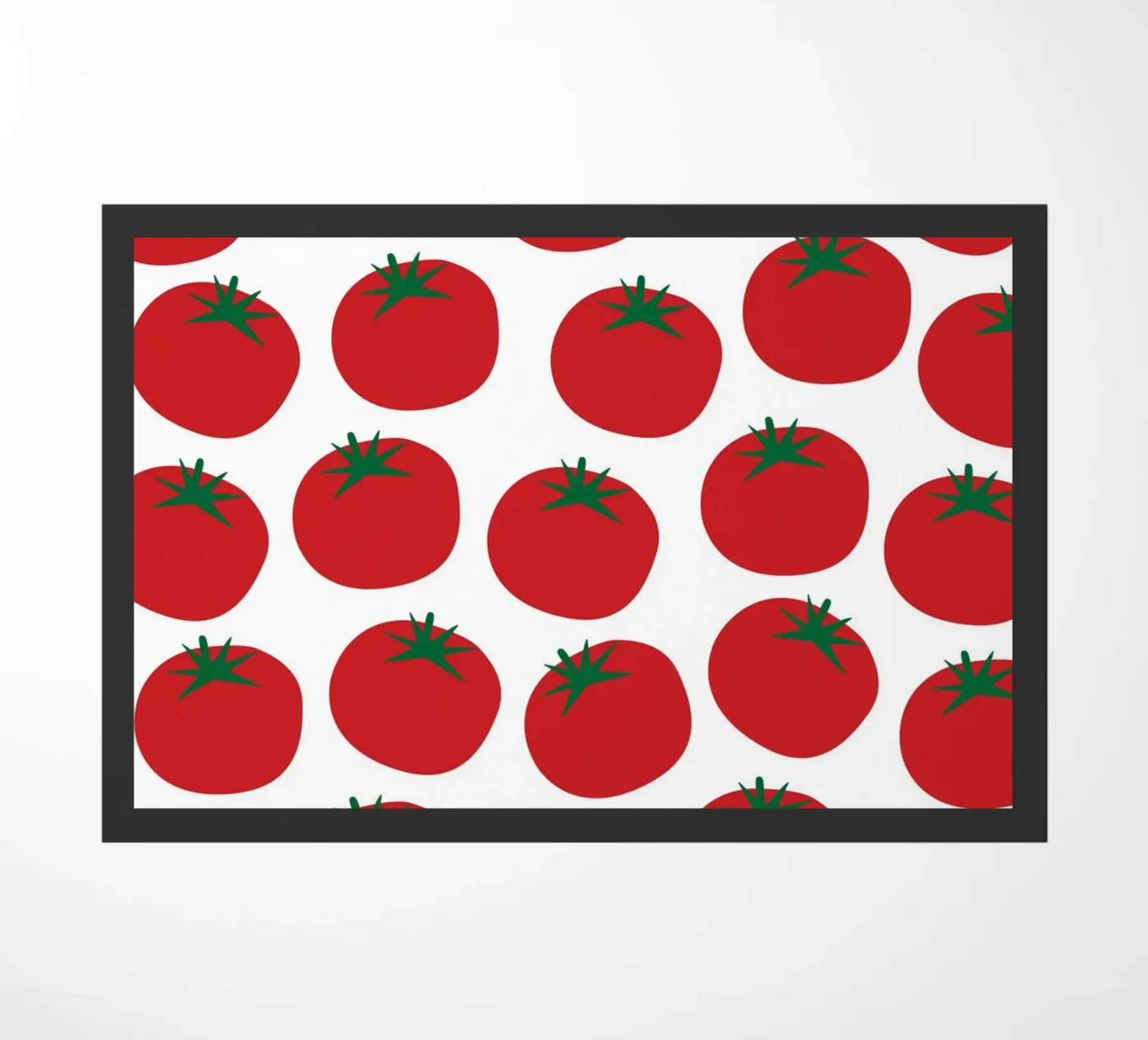 Tomatoes pattern Fußmatte von Happypatterns