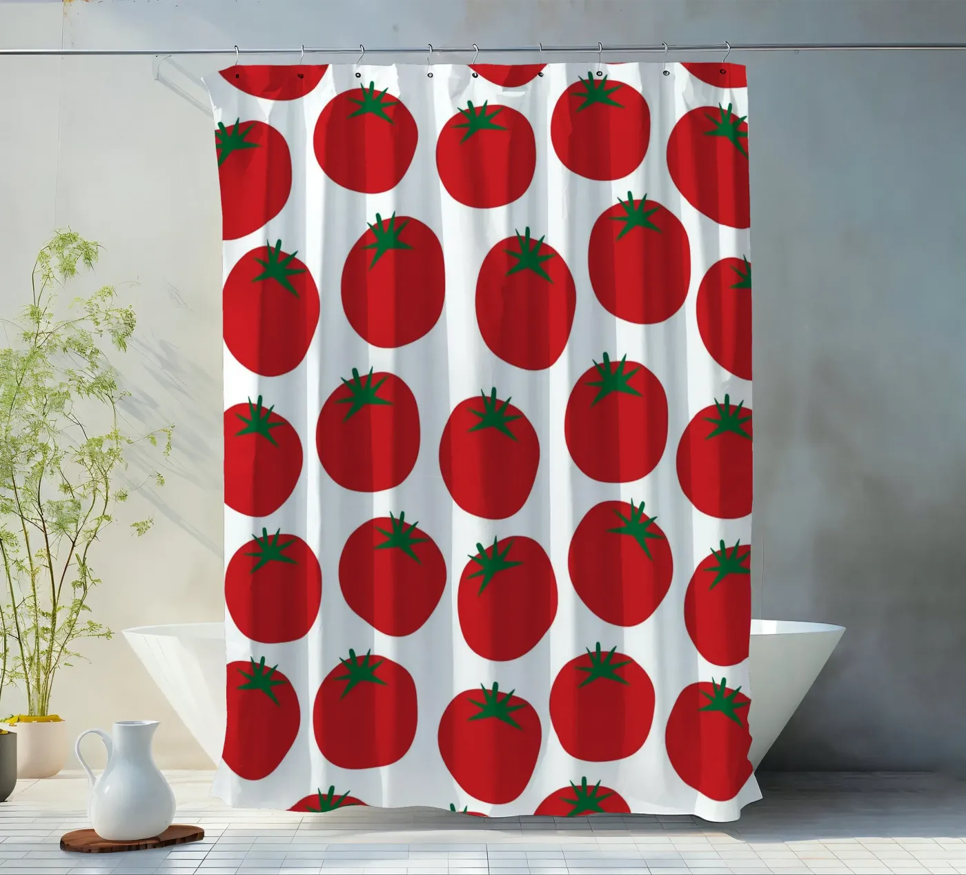 Tomatoes pattern Duschvorhang von Happypatterns