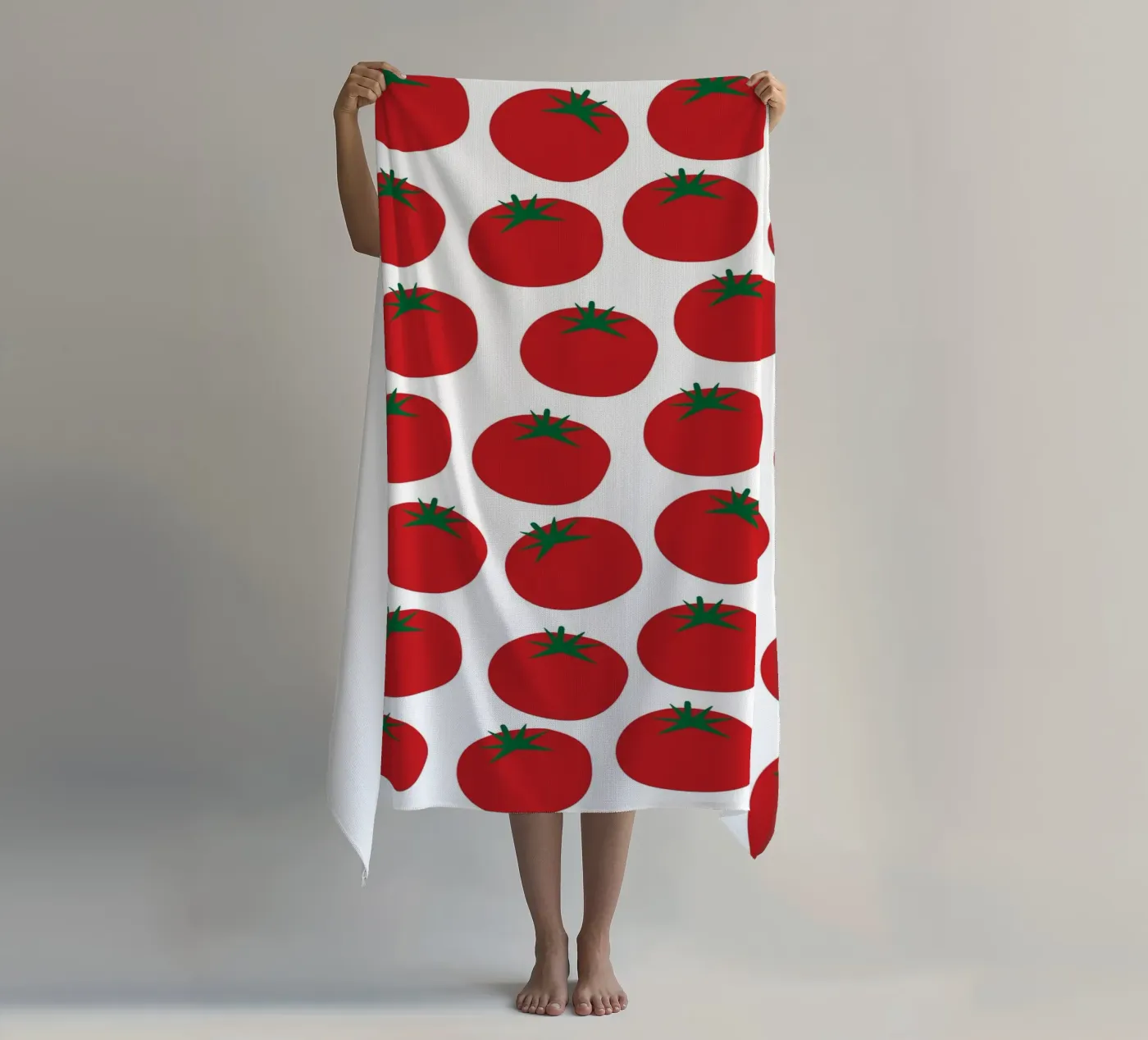 Tomatoes pattern serviette de plage de Happypatterns