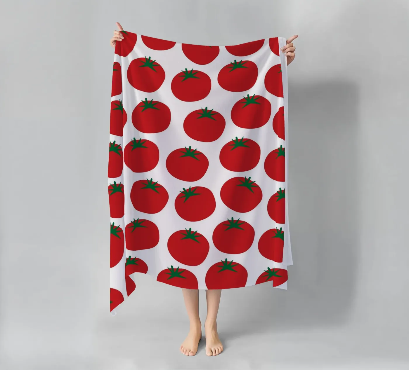 Tomatoes pattern serviette de plage de Happypatterns