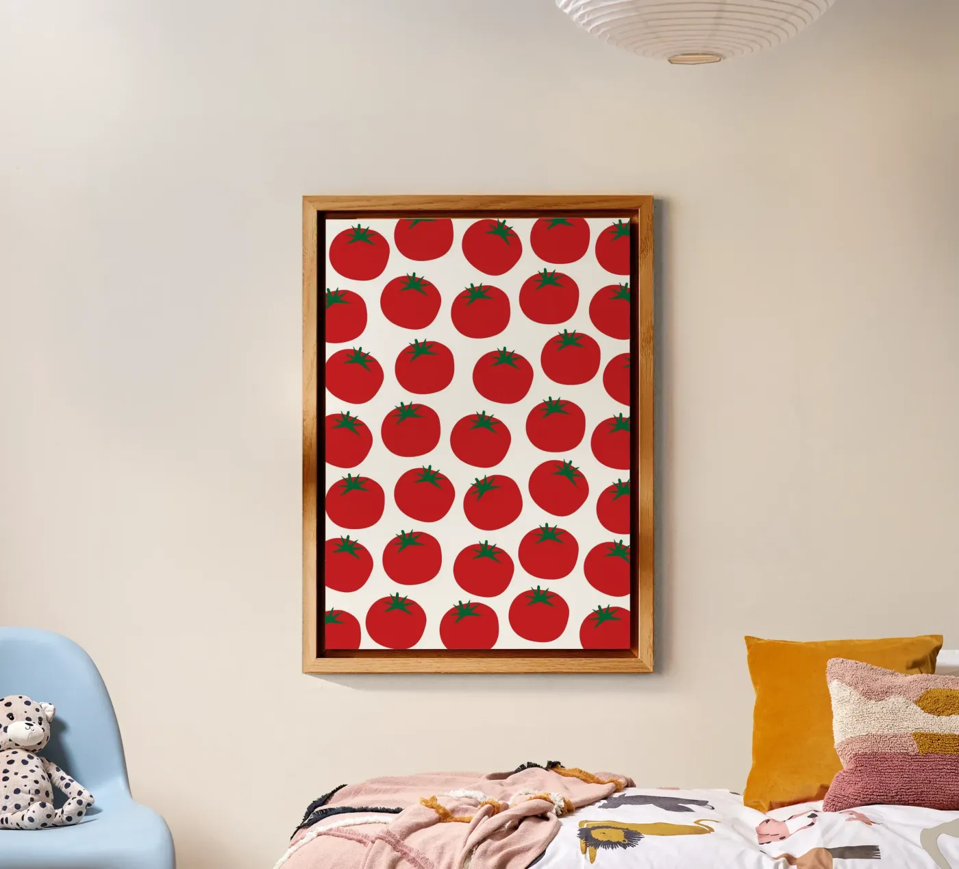 Tomatoes pattern alluminio dibond da Happypatterns