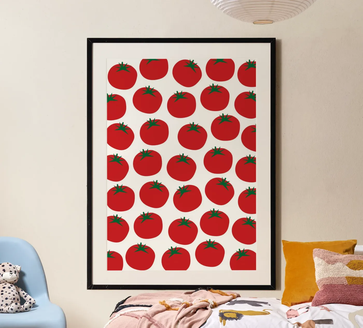 Tomatoes pattern Poster von Happypatterns