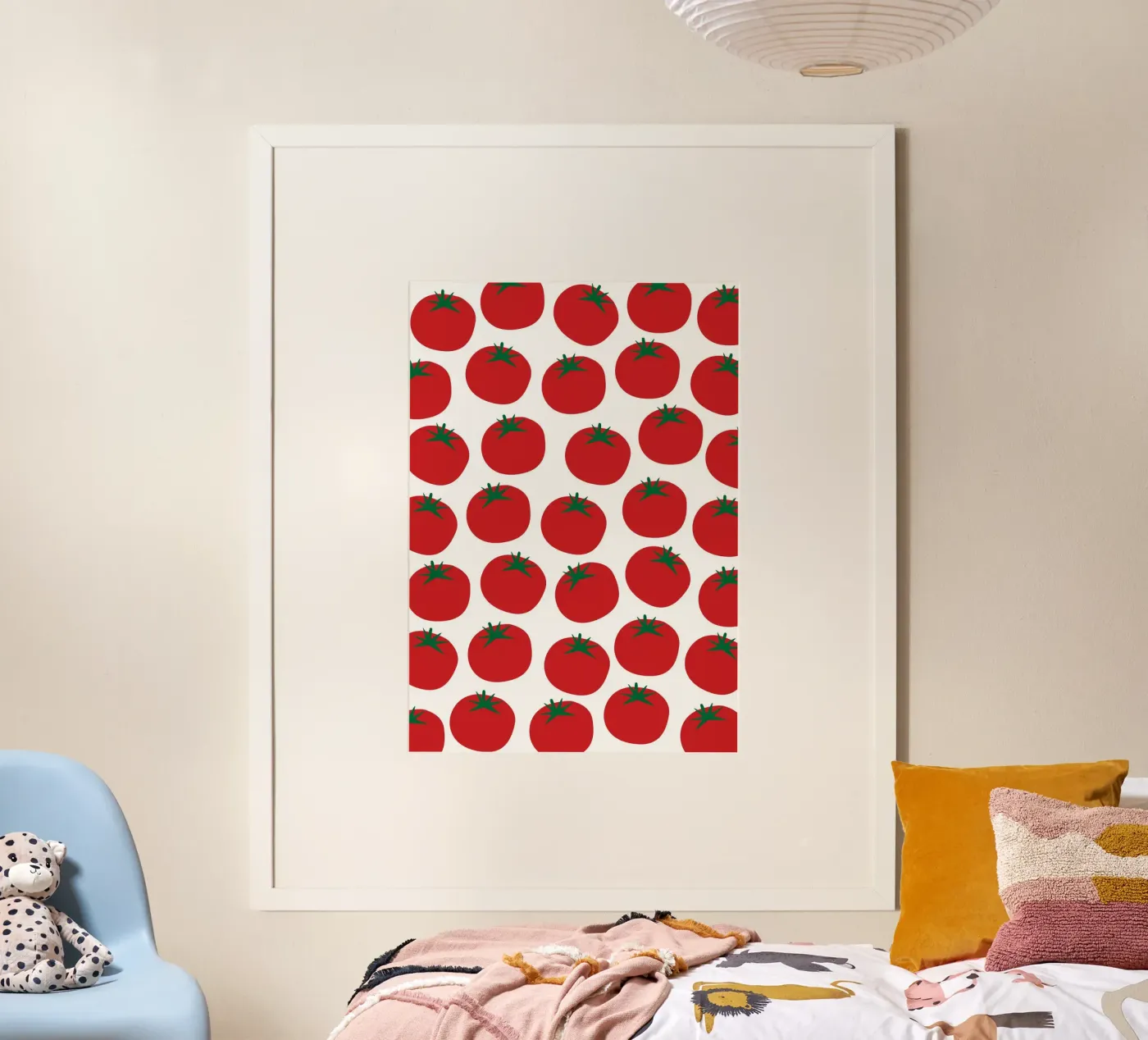 Tomatoes pattern Poster von Happypatterns
