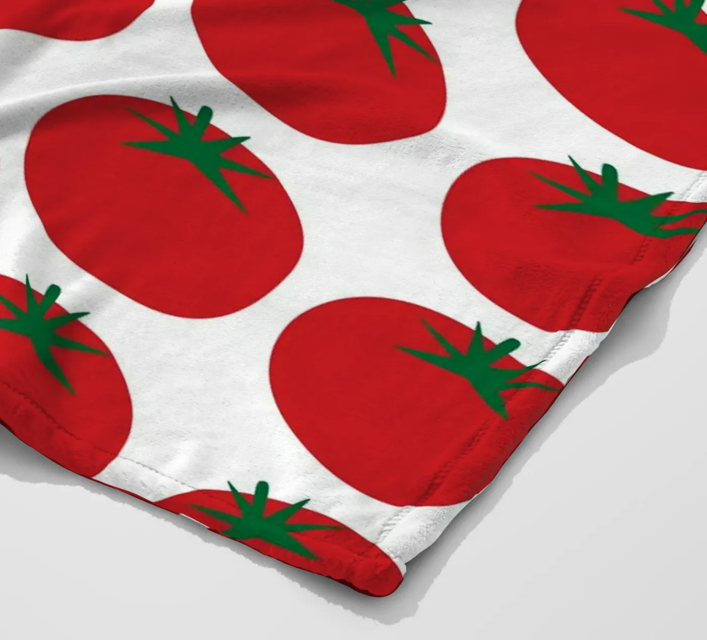 Tomatoes pattern Fleecedecke von Happypatterns