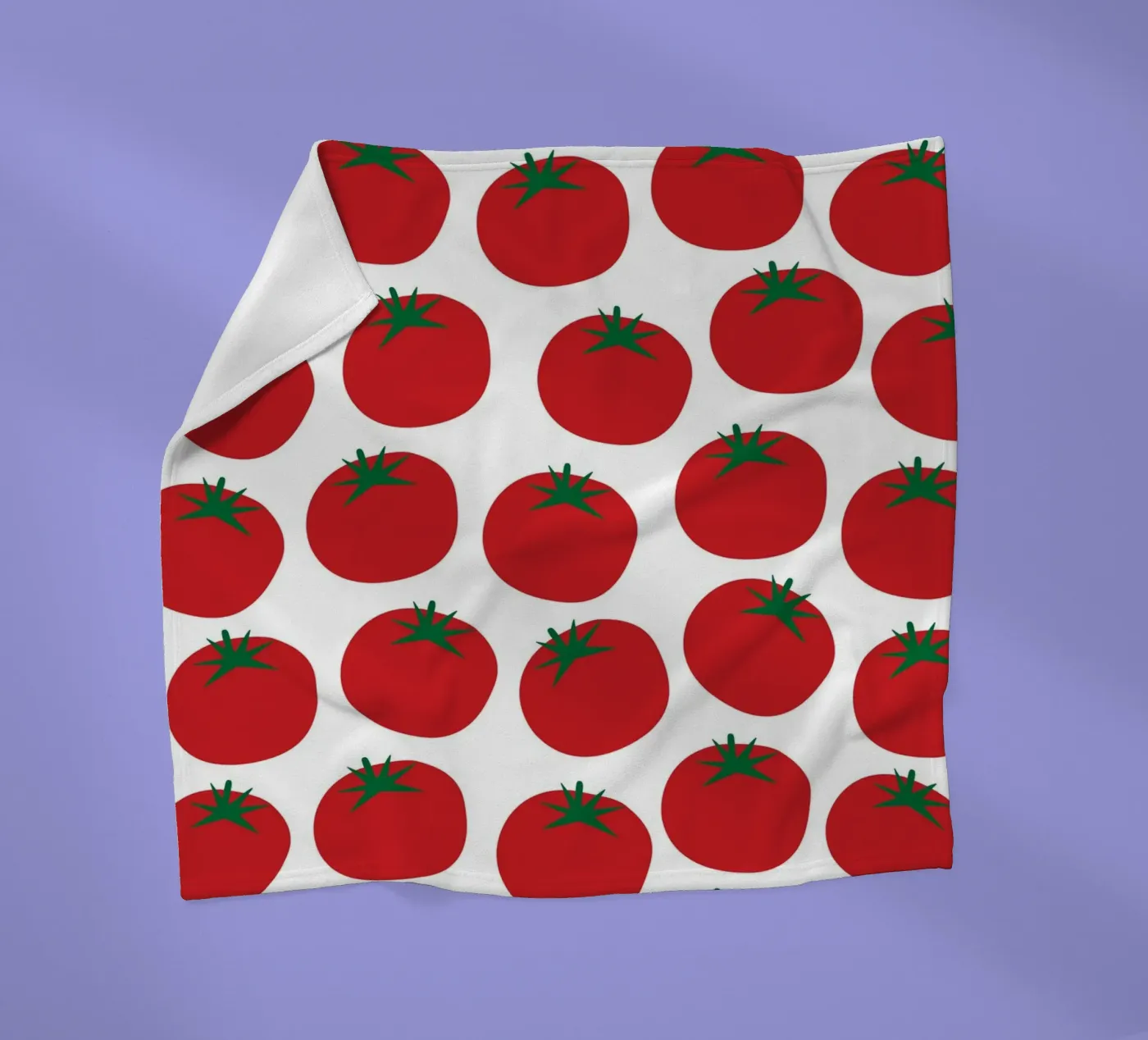 Tomatoes pattern Fleecedecke von Happypatterns