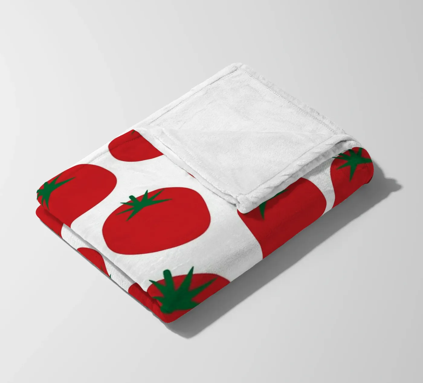 Tomatoes pattern Fleecedecke von Happypatterns