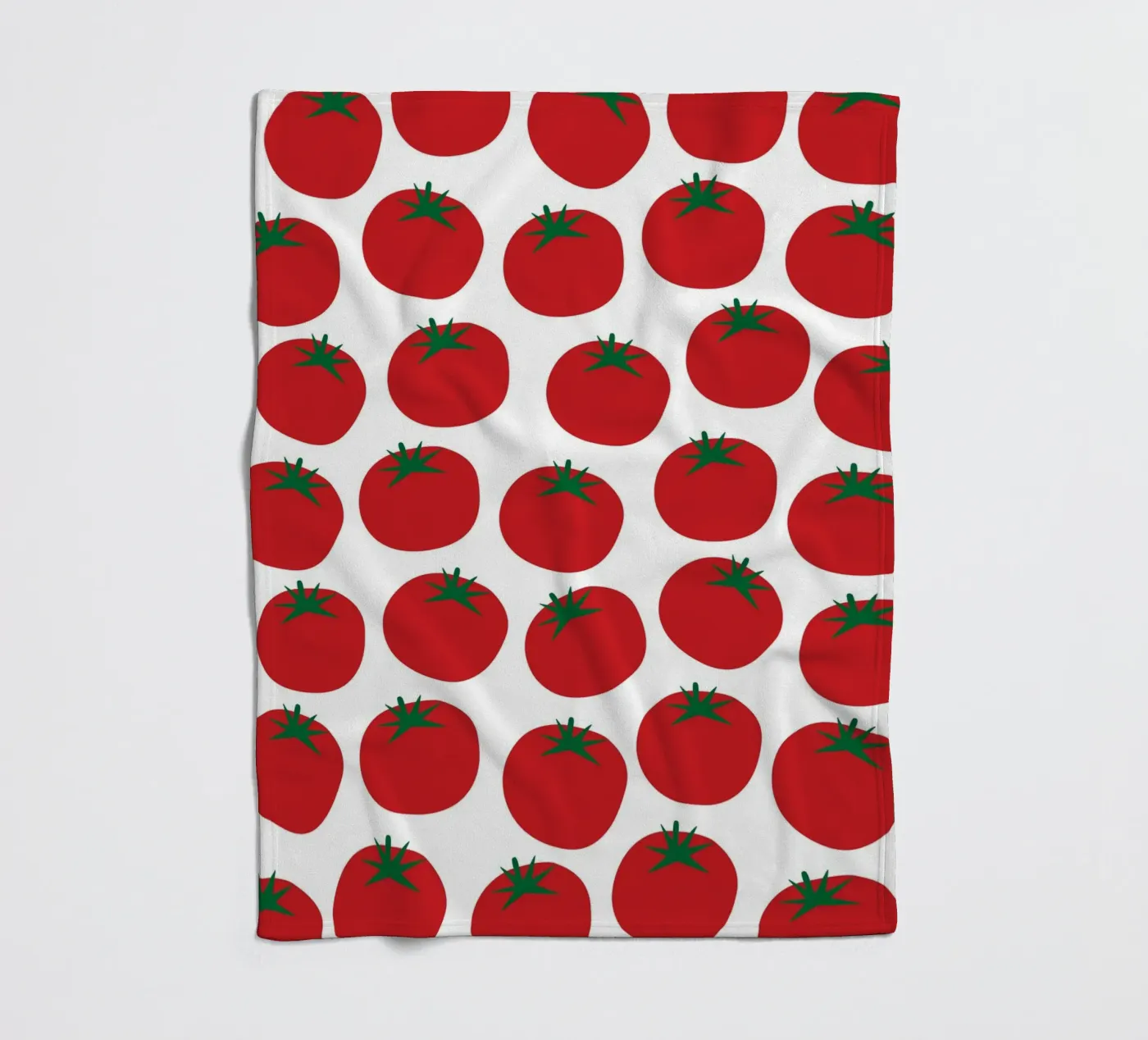 Tomatoes pattern Fleecedecke von Happypatterns
