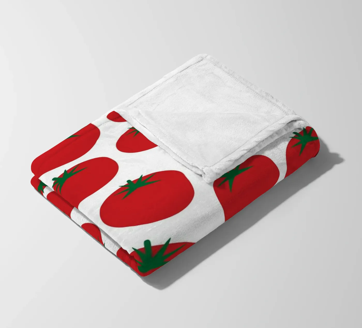 Tomatoes pattern Fleecedecke von Happypatterns