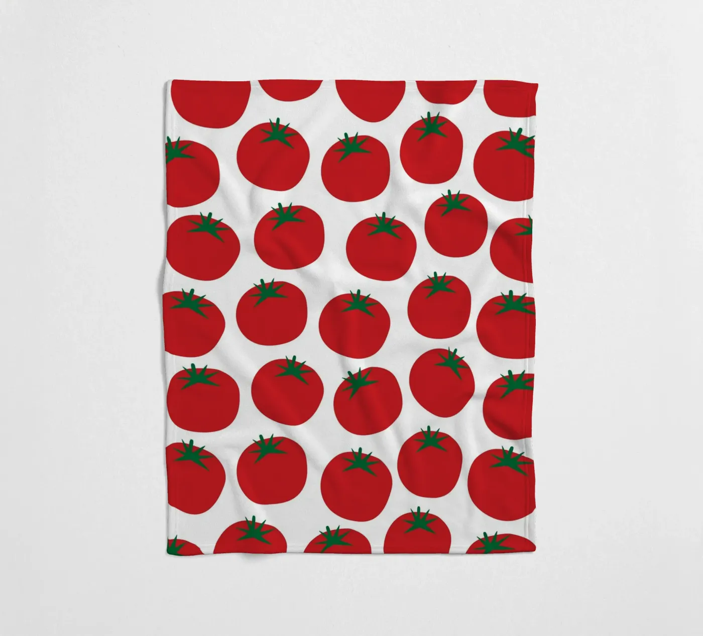 Tomatoes pattern Fleecedecke von Happypatterns