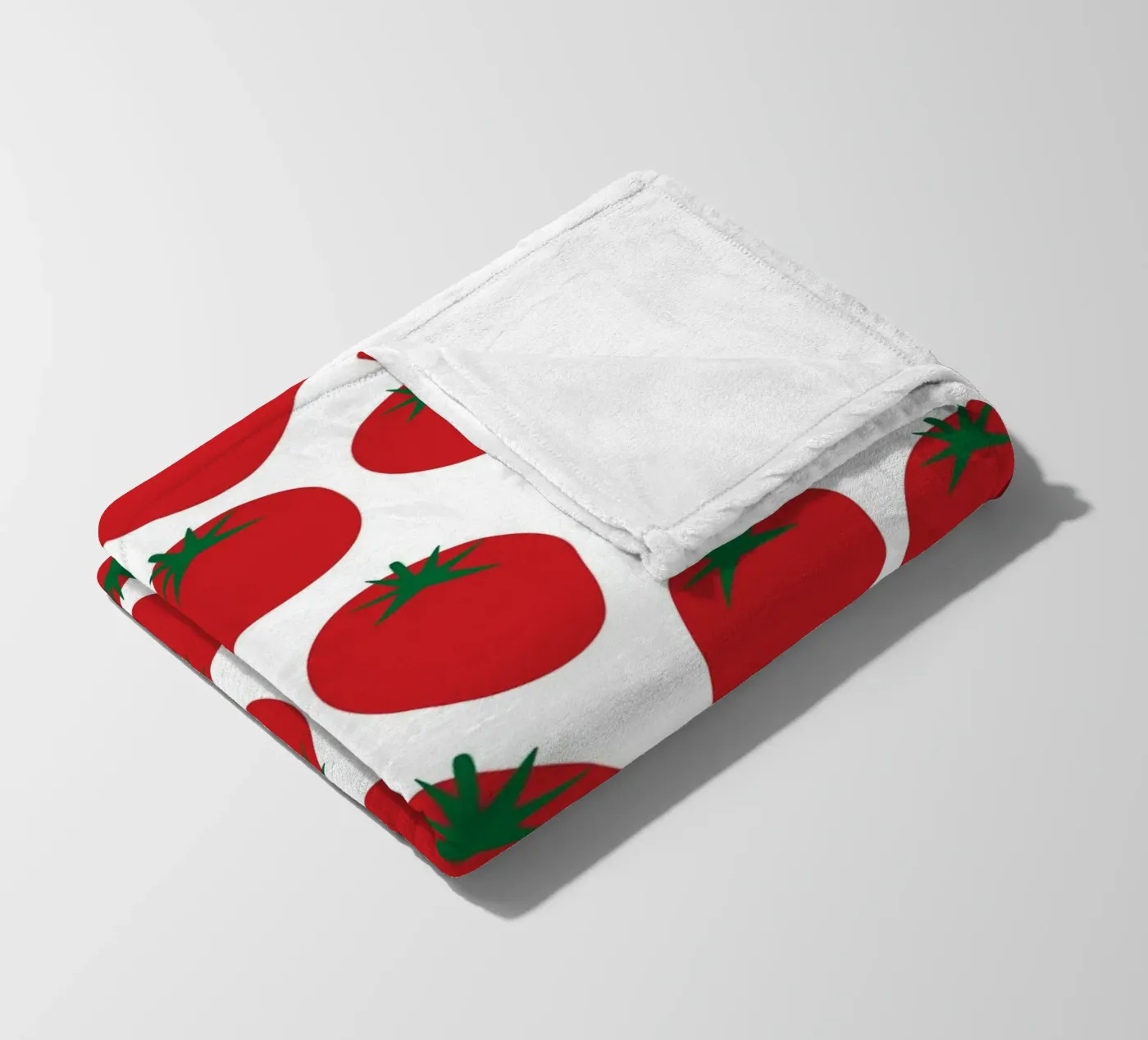 Tomatoes pattern Fleecedecke von Happypatterns