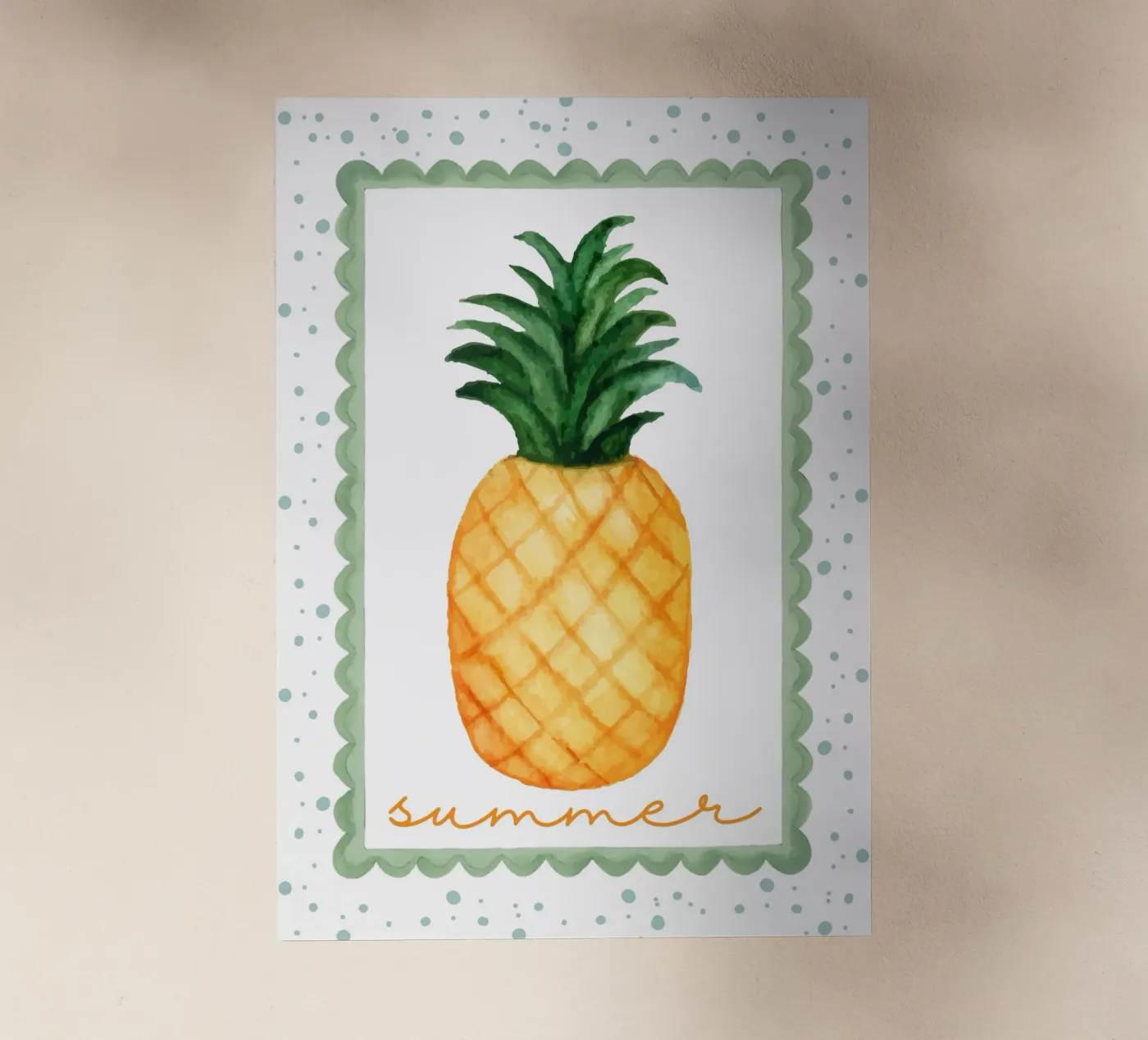 Summer pineapple pellicola backlit da Funkydays