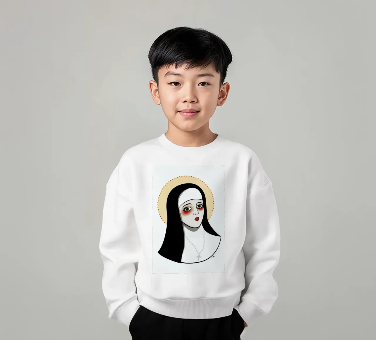 Nun Kinder Sweatshirt von Killer Wolf
