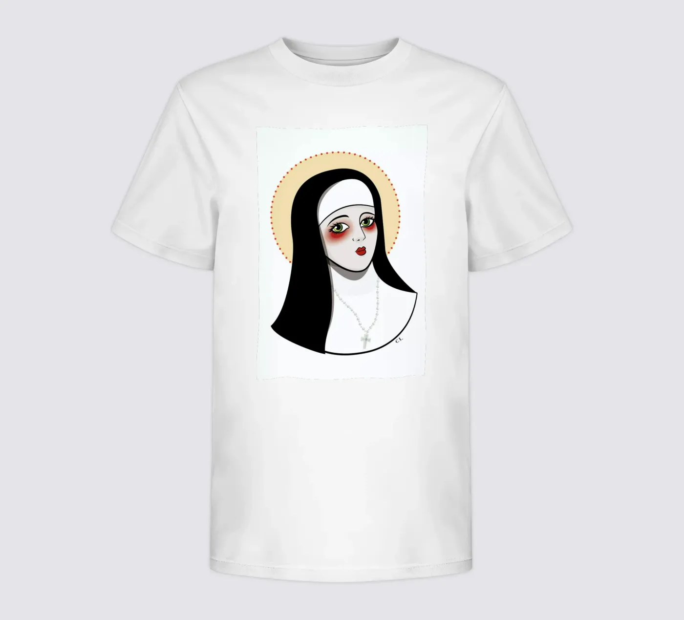 Nun t-shirt bambini da Killer Wolf