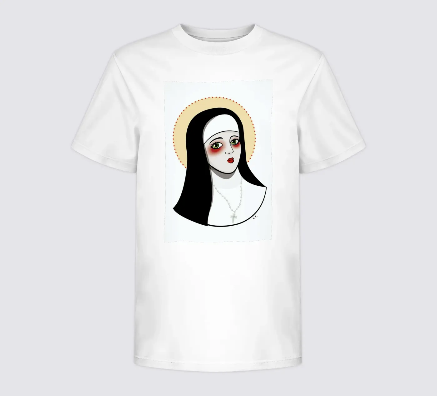 Nun t-shirt bambini da Killer Wolf