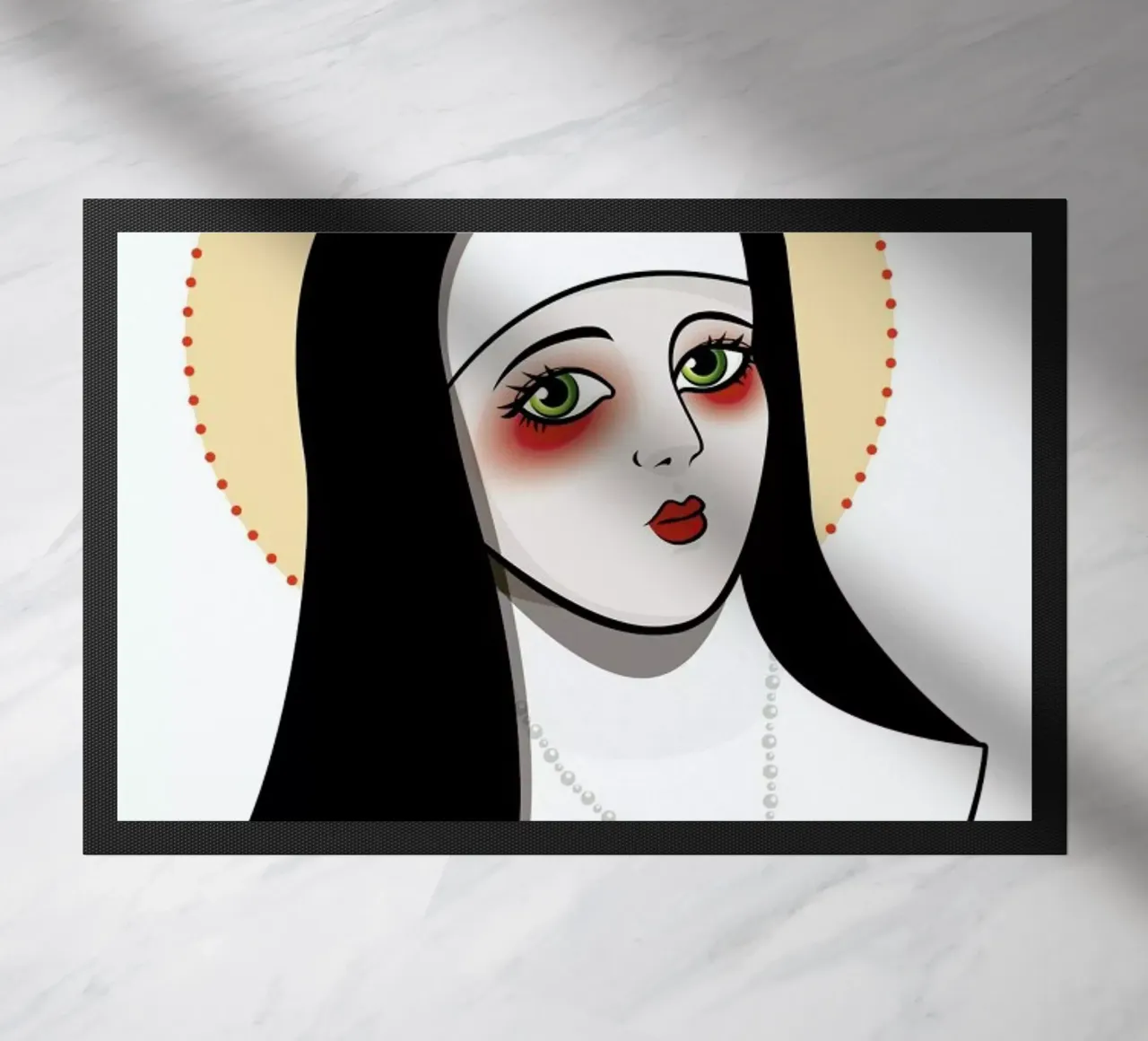 Nun doormat by Killer Wolf