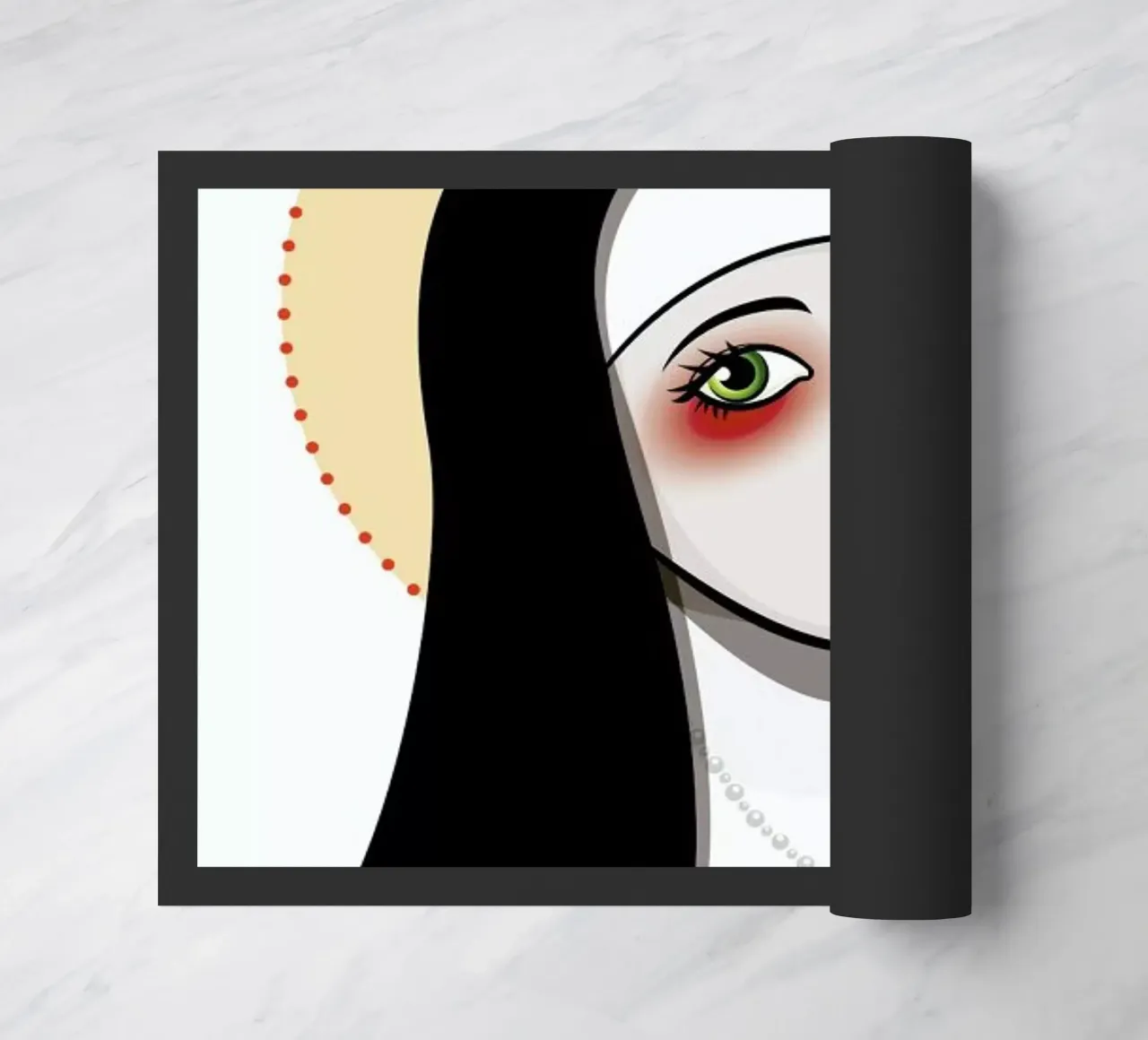 Nun doormat by Killer Wolf