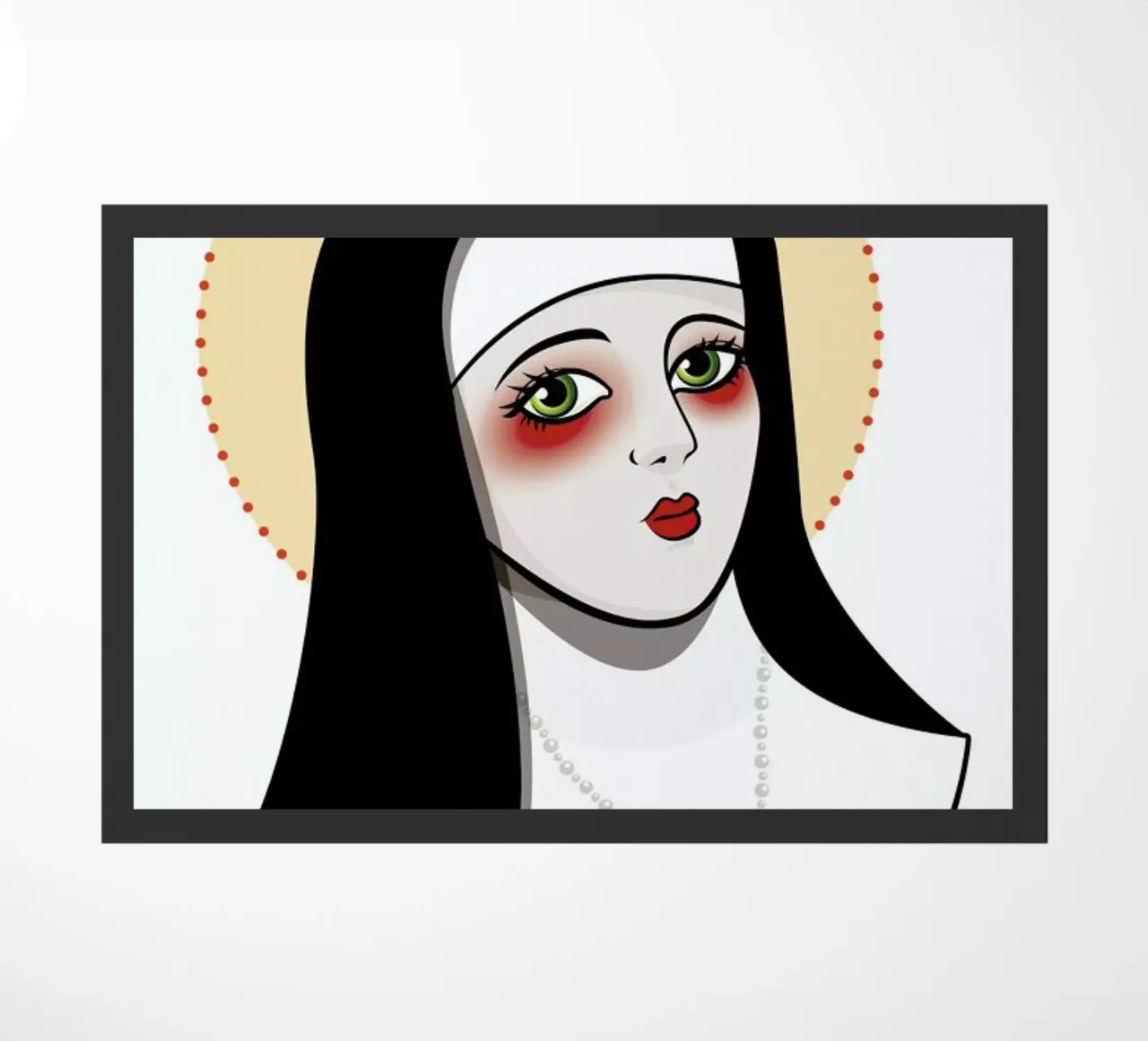 Nun doormat by Killer Wolf