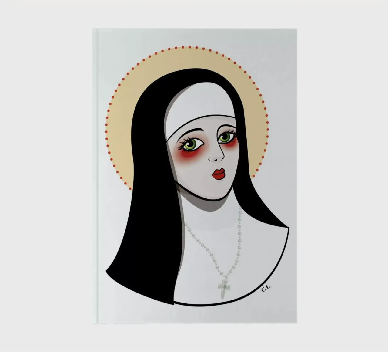 Nun notebook by Killer Wolf