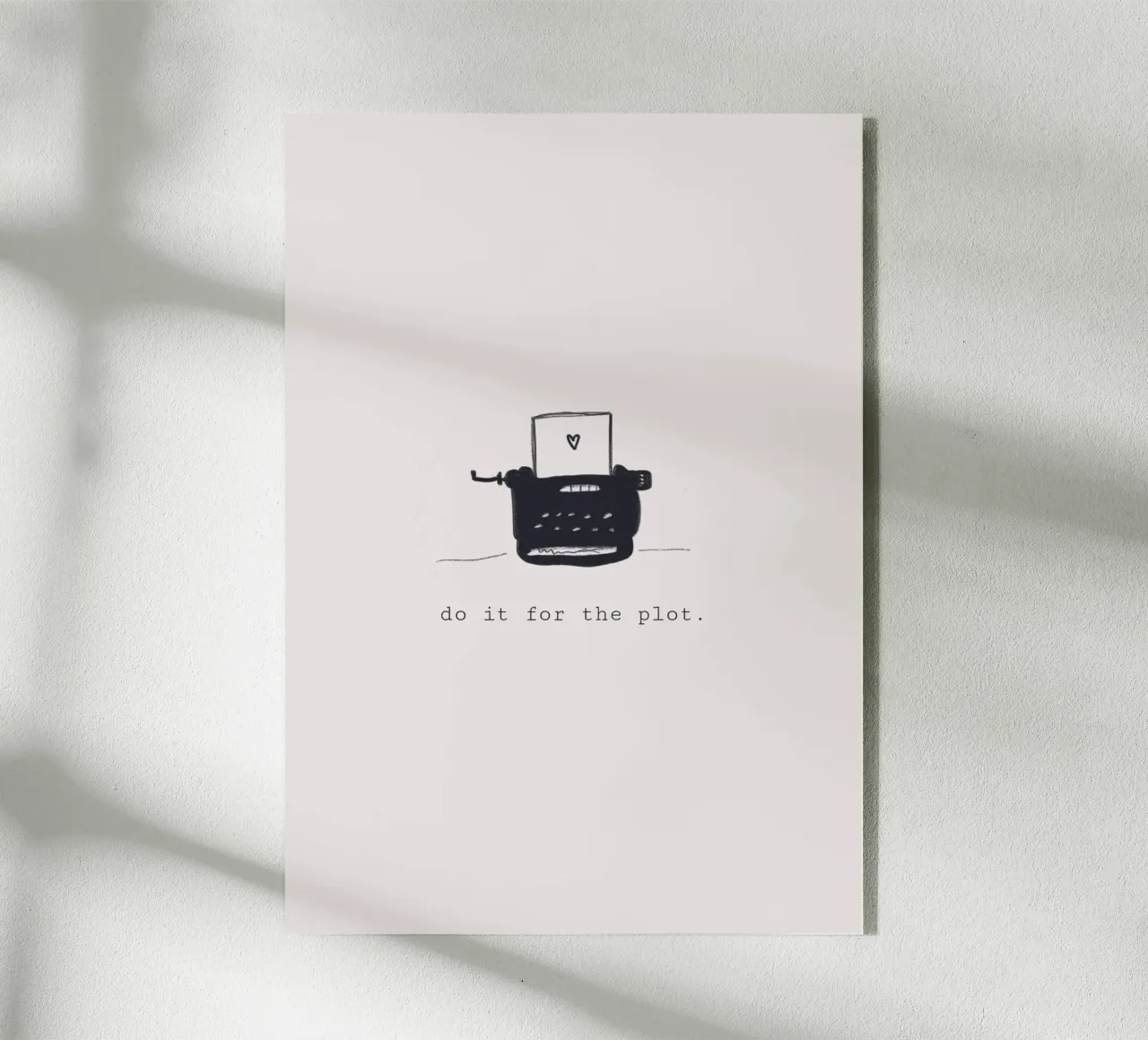 Do it for the plot acryl van atelier-lorem