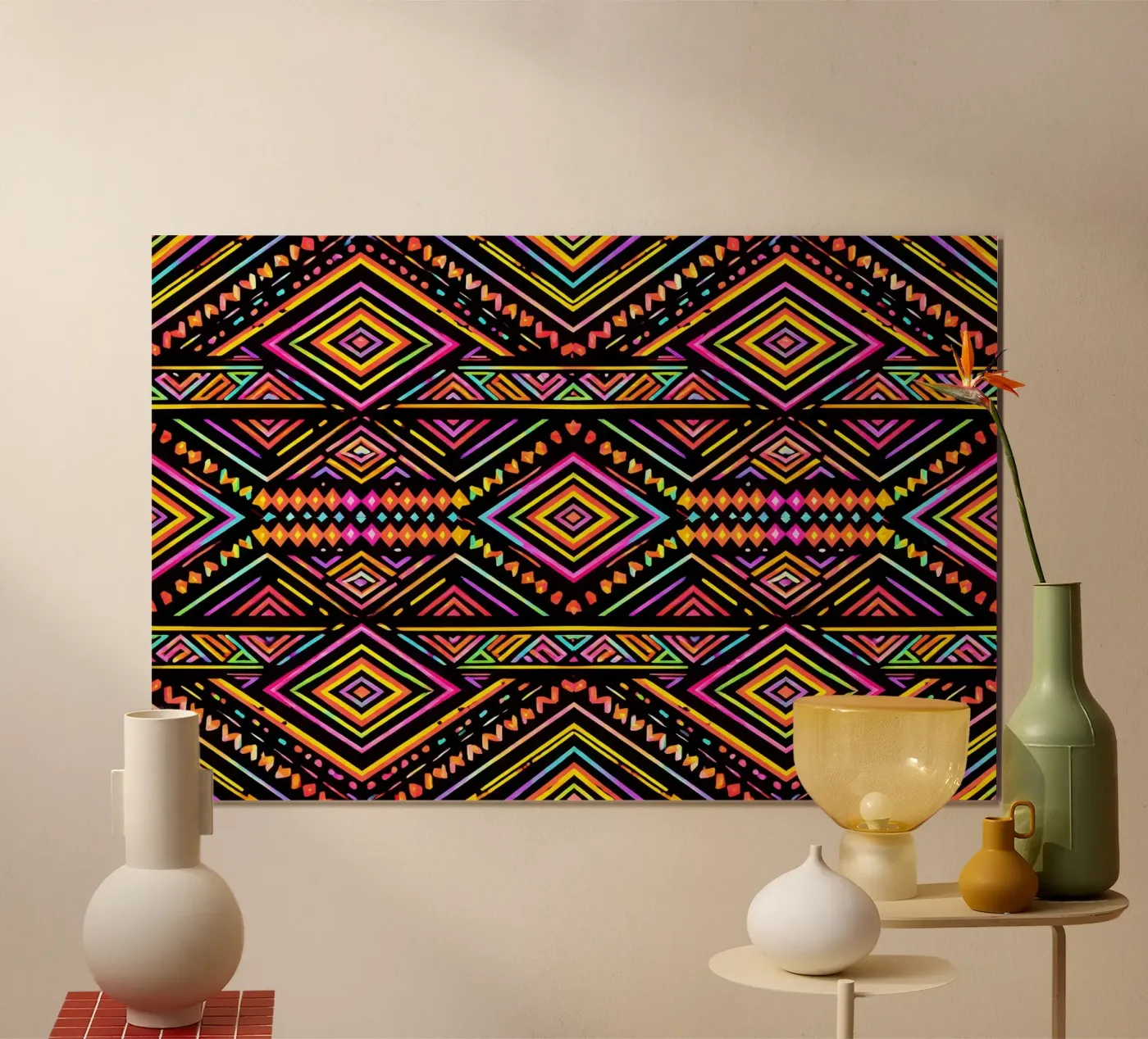 Randopix Boho Pattern 1 poster da randopix