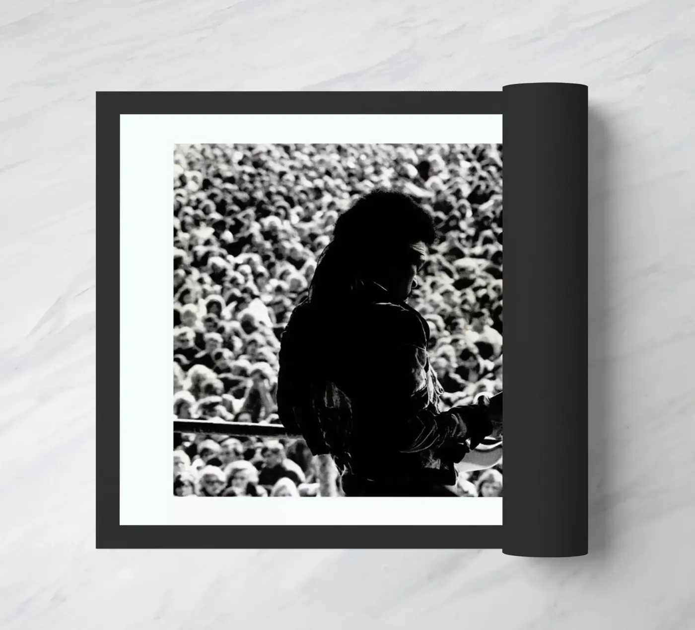 Jimi Hendrix Fußmatte von Gallery Print and Art Limited