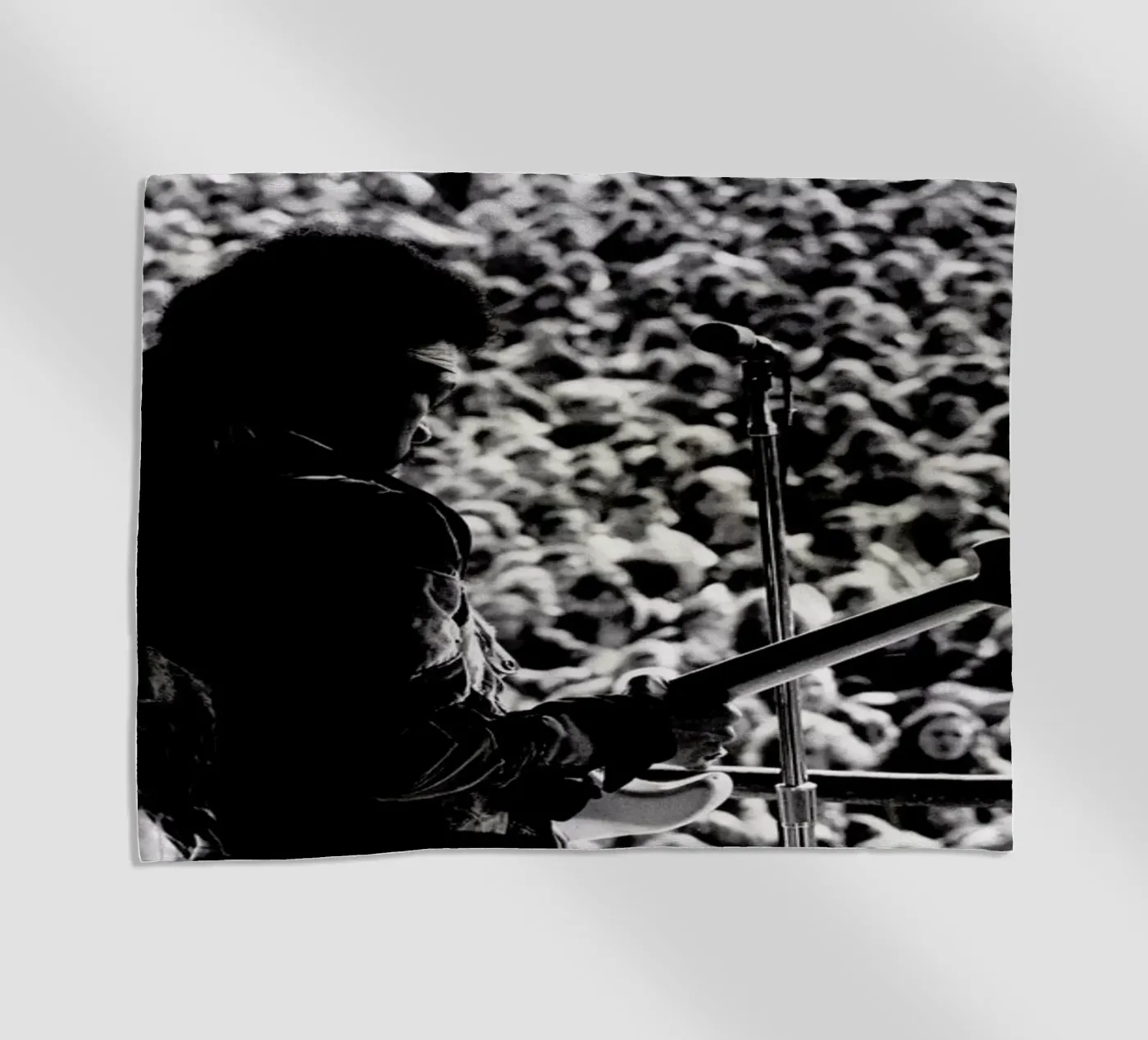 Jimi Hendrix beach towel by Gallery Print and Art Limited