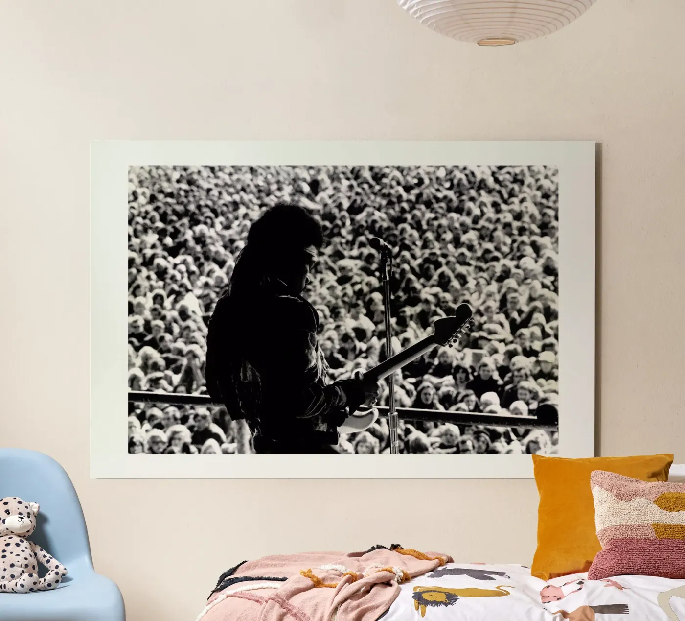 Jimi Hendrix forex plate by Vintage Photography Archive