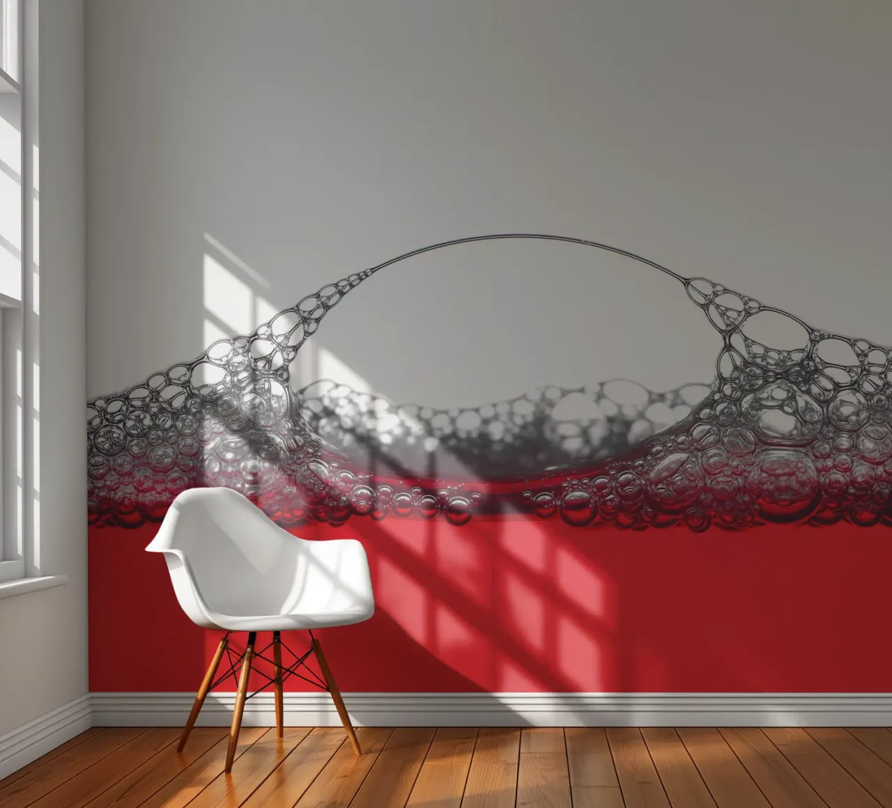 Bubbles fotobehang van Dave Hare Photography