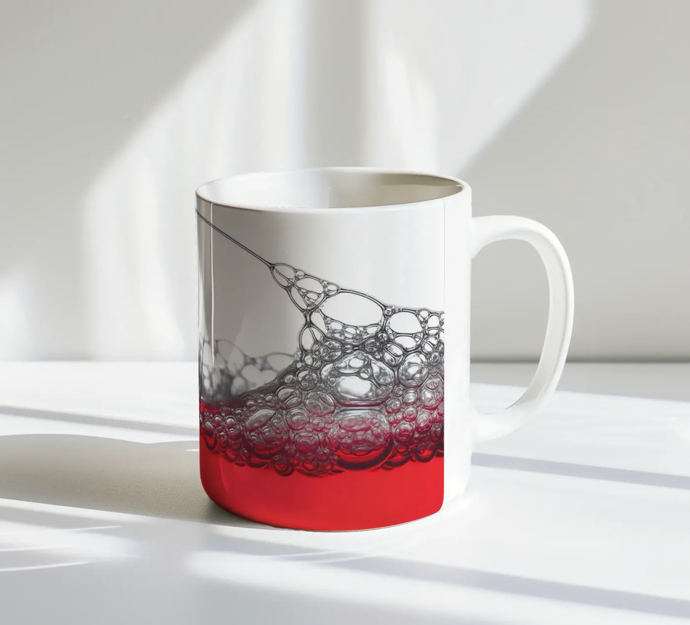 Bubbles ceramic mug by Dave Hare Photography