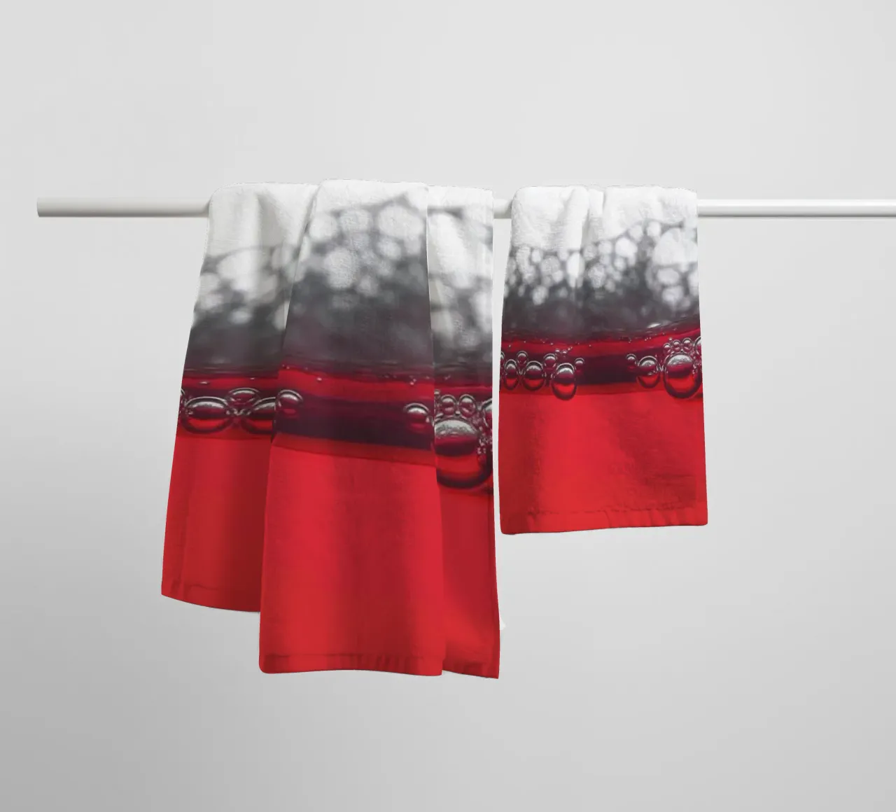 Bubbles badhanddoek van Dave Hare Photography