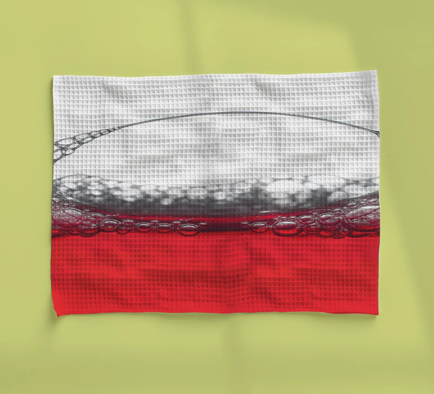 Bubbles tea towel by Dave Hare Photography