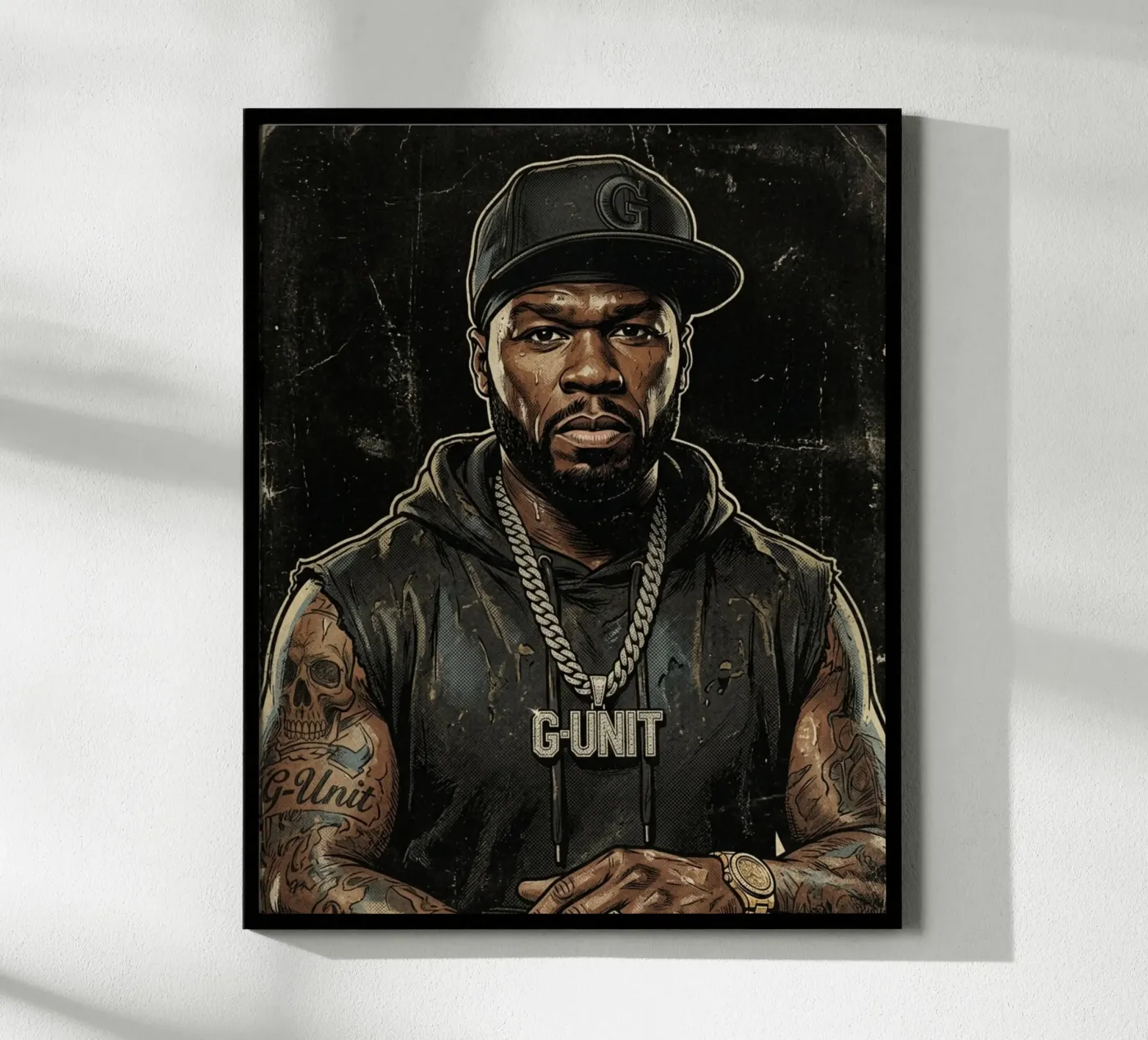 der Rapper 50 Cent Poster von Alter Ego