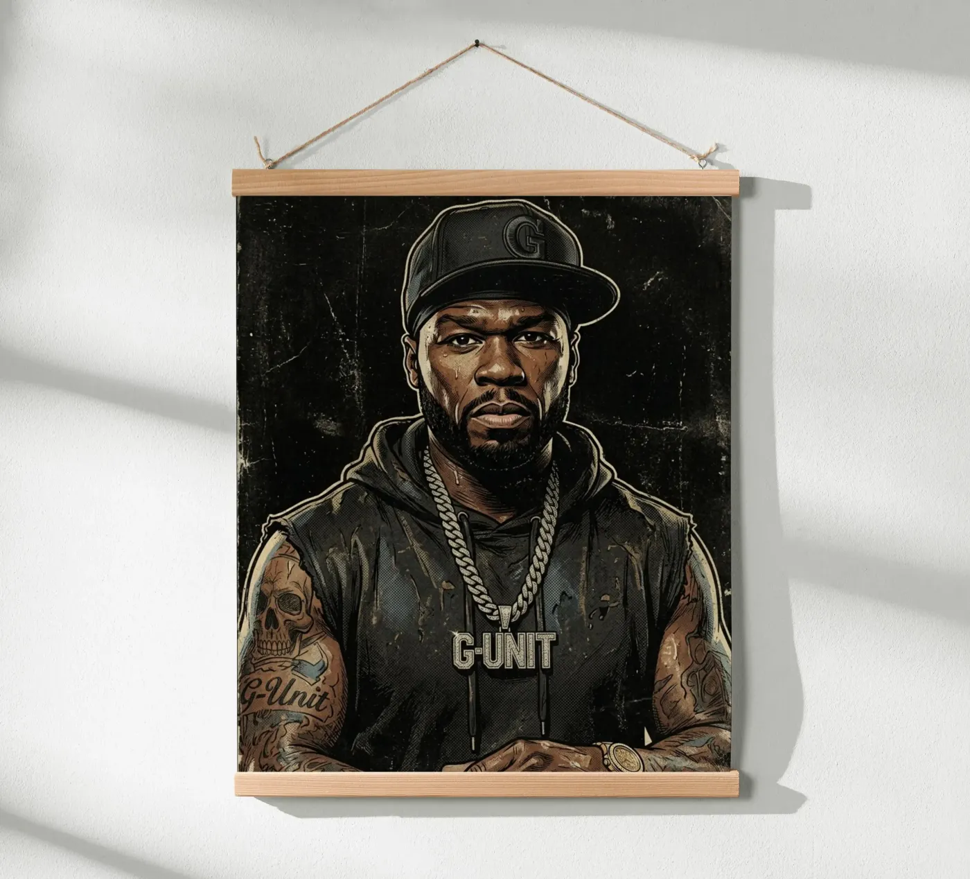 der Rapper 50 Cent Poster von Alter Ego