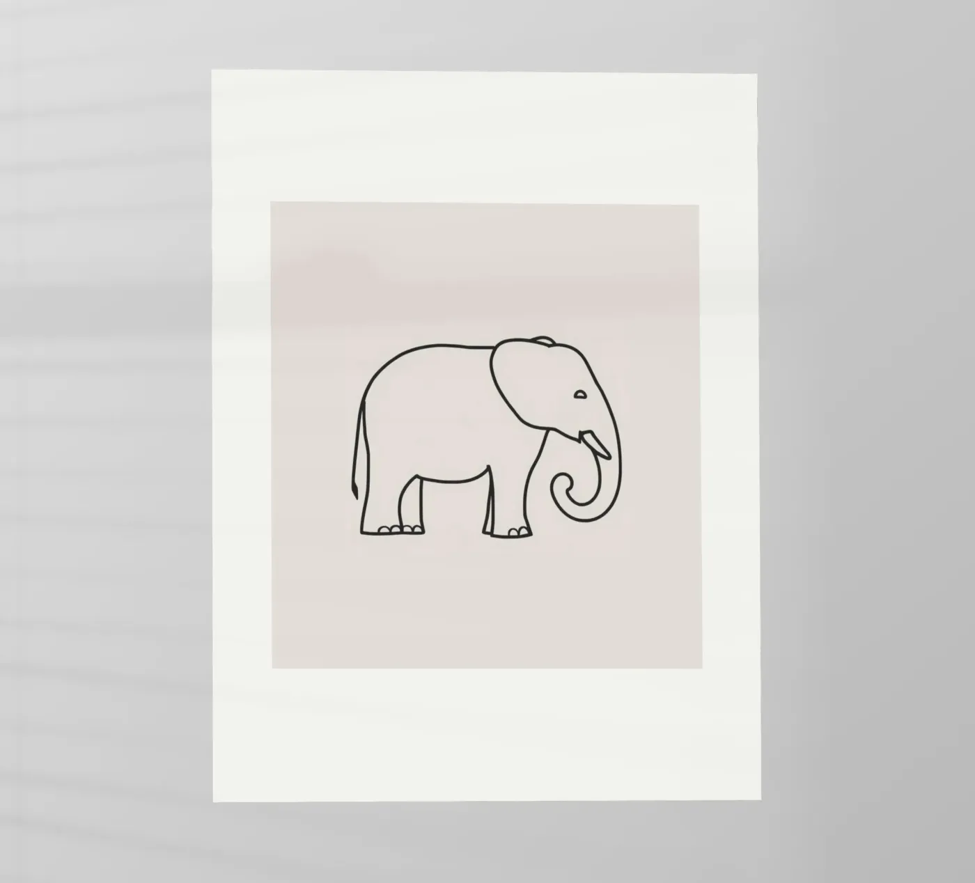 ELEPHANT pellicola backlit da Bojasweet