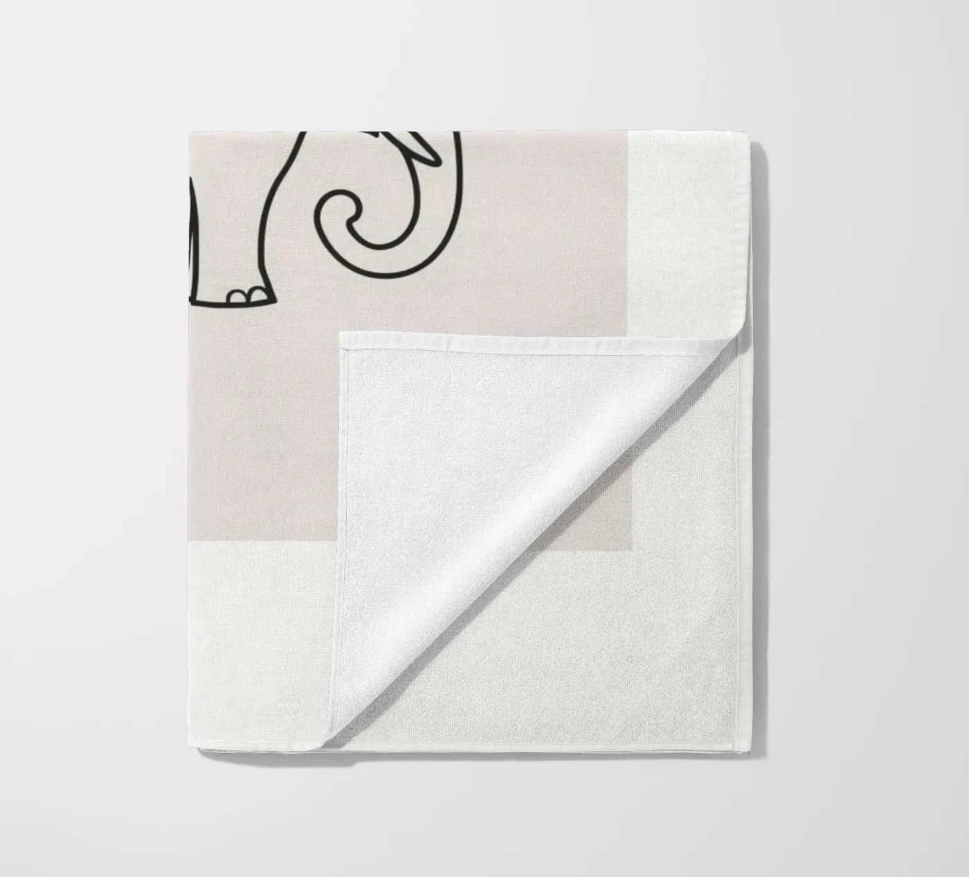 ELEPHANT beach towel by Bojasweet