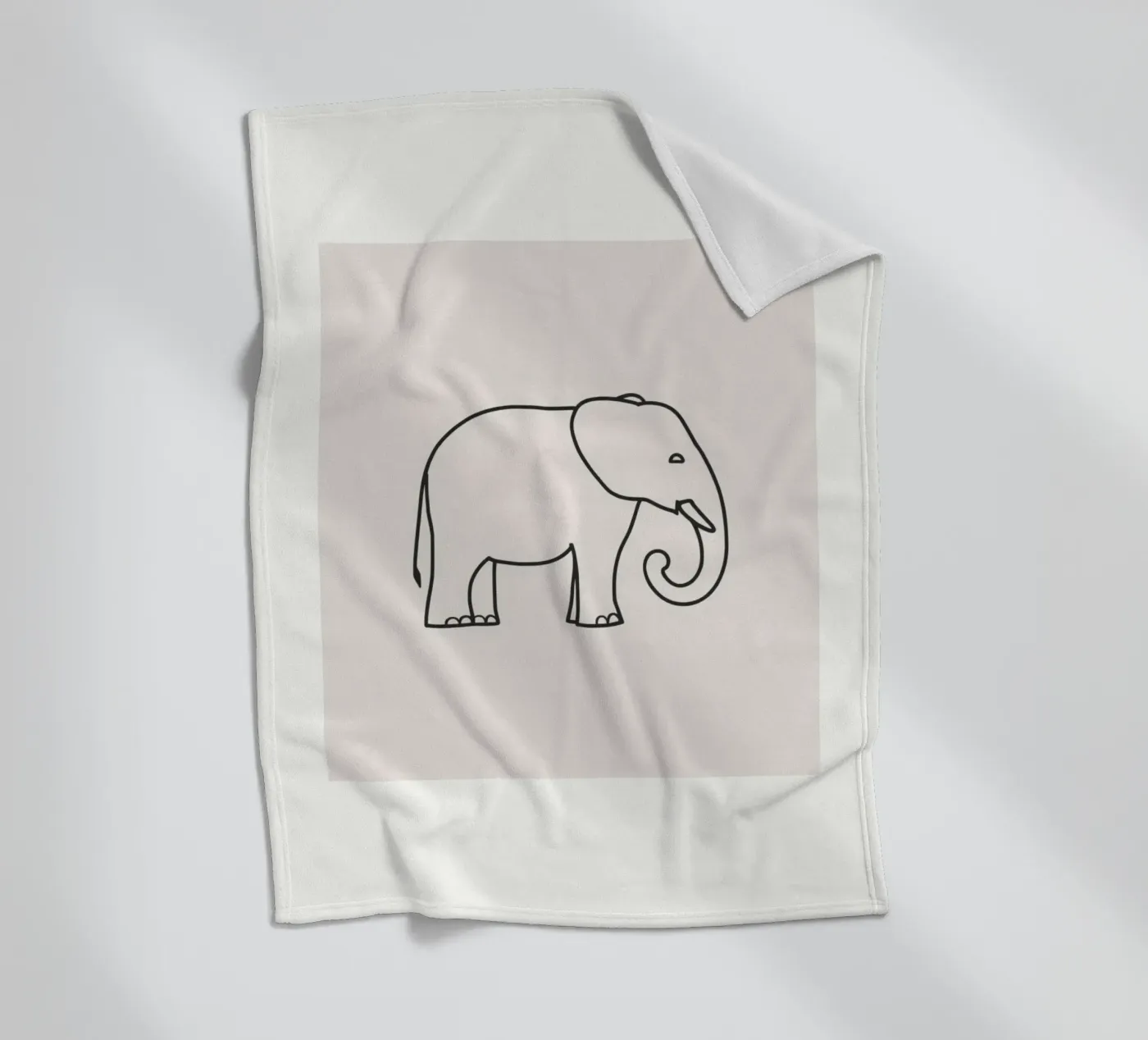 ELEPHANT Fleecedecke von Bojasweet