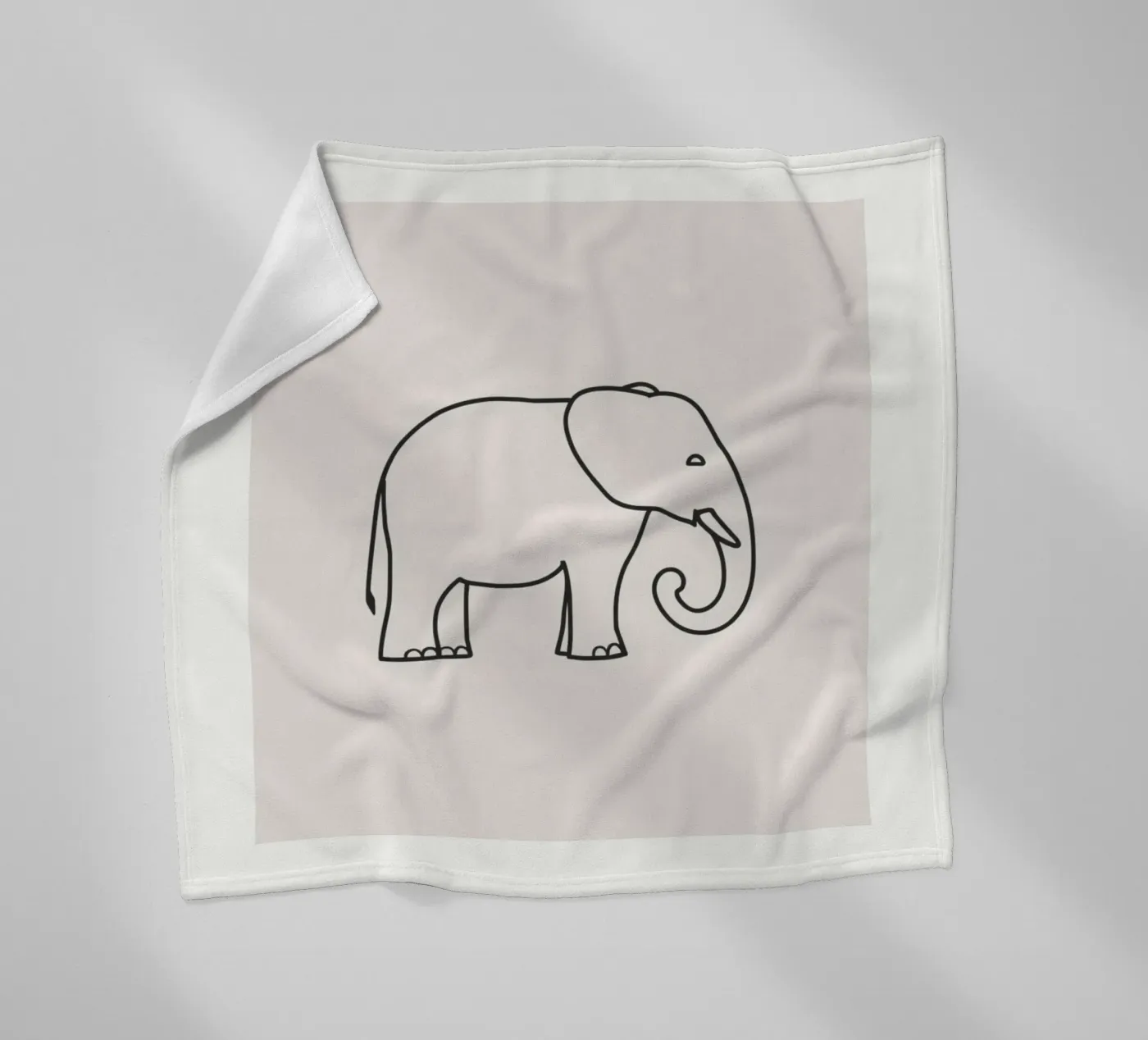 ELEPHANT Fleecedecke von Bojasweet